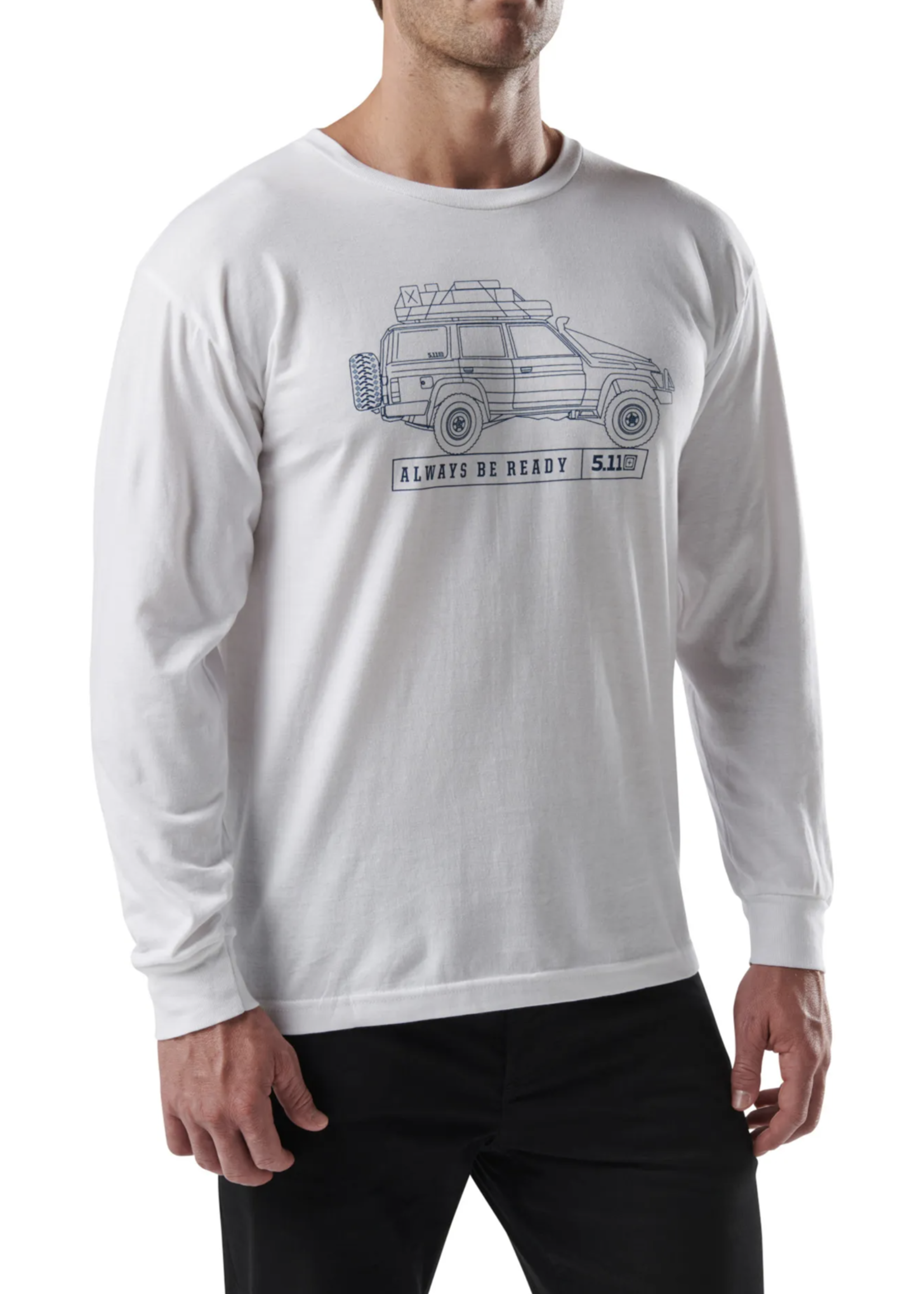 5.11 Tactical Offroad Dreaming Long Sleeve T-Shirt (White)