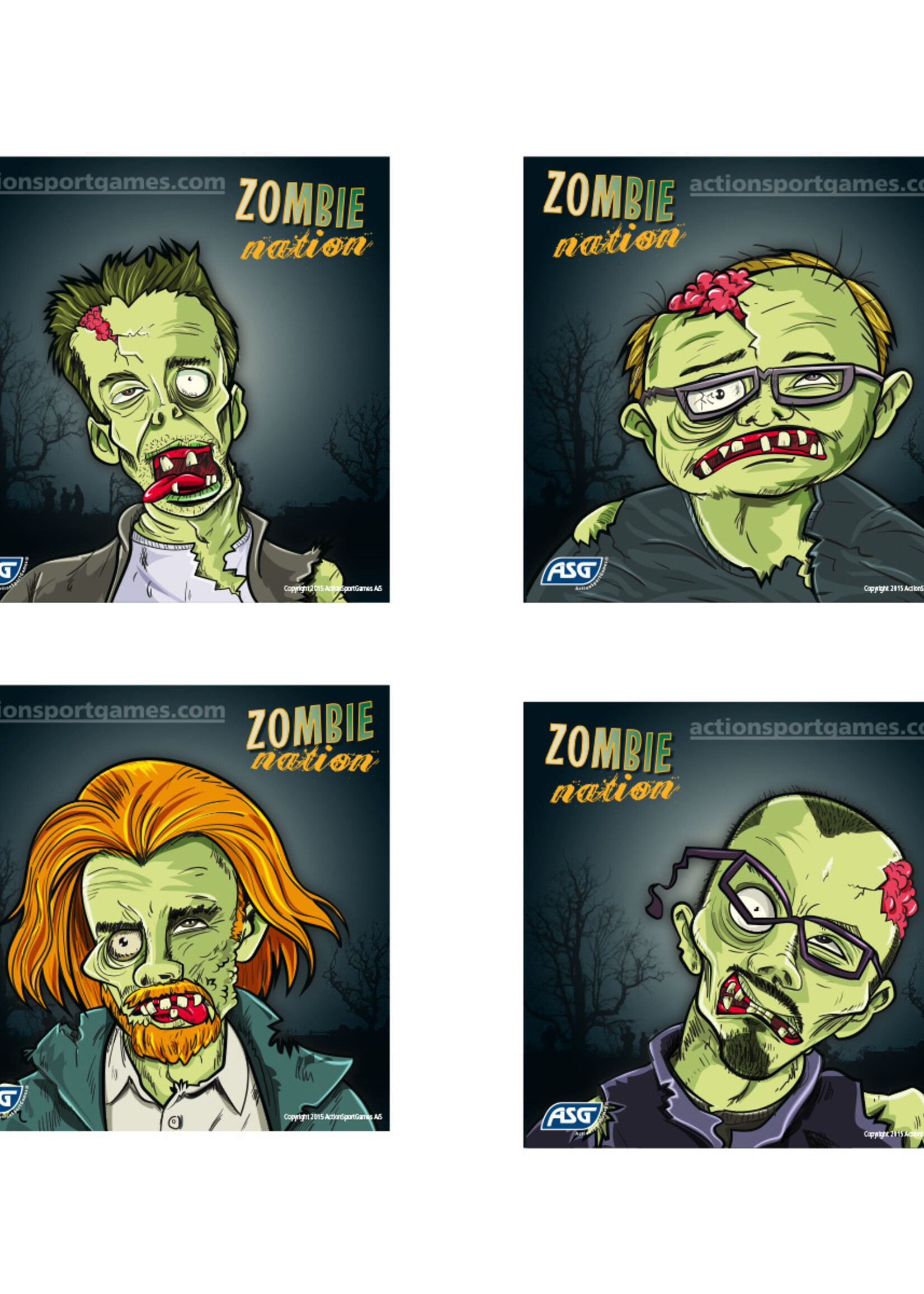 ASG Zombie Shooting Targets 14cm 100pcs