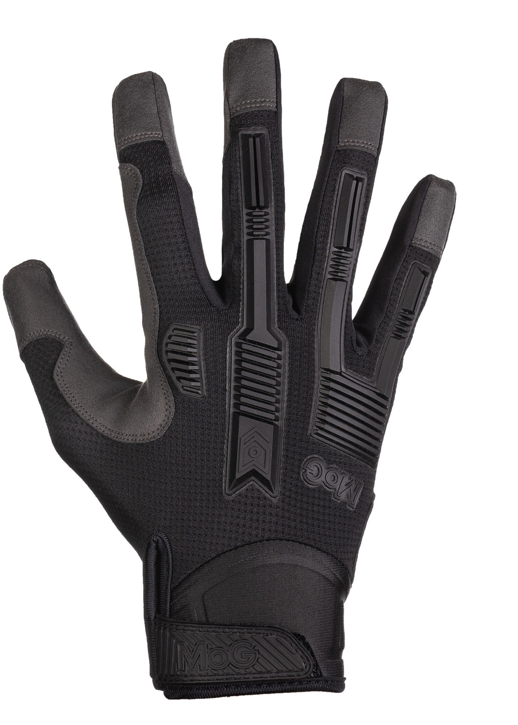 MoG Target 8110 High Abrasion ErgoShield Gloves  (Black)