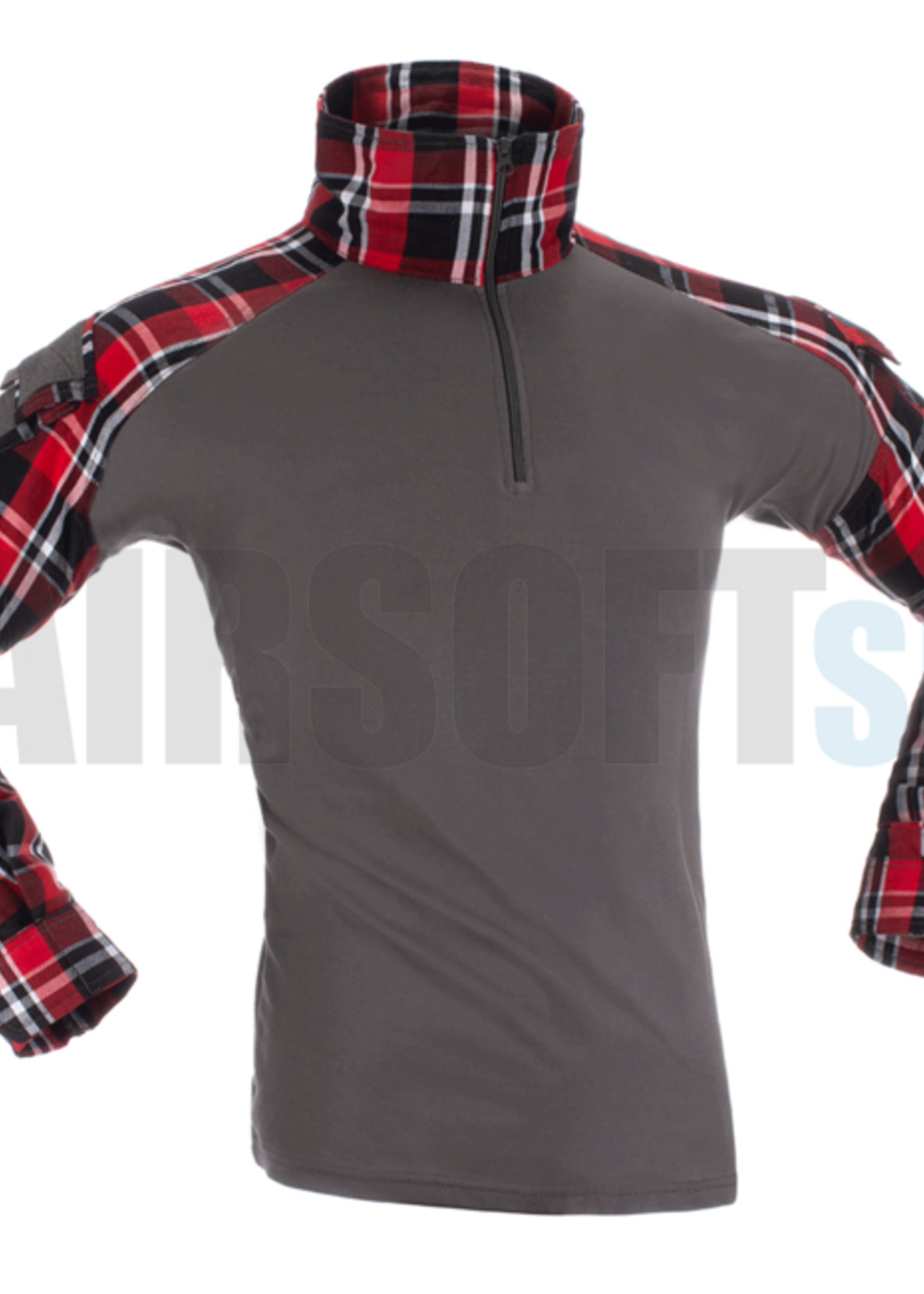 Invader Gear Flannel Combat Shirt (Red)