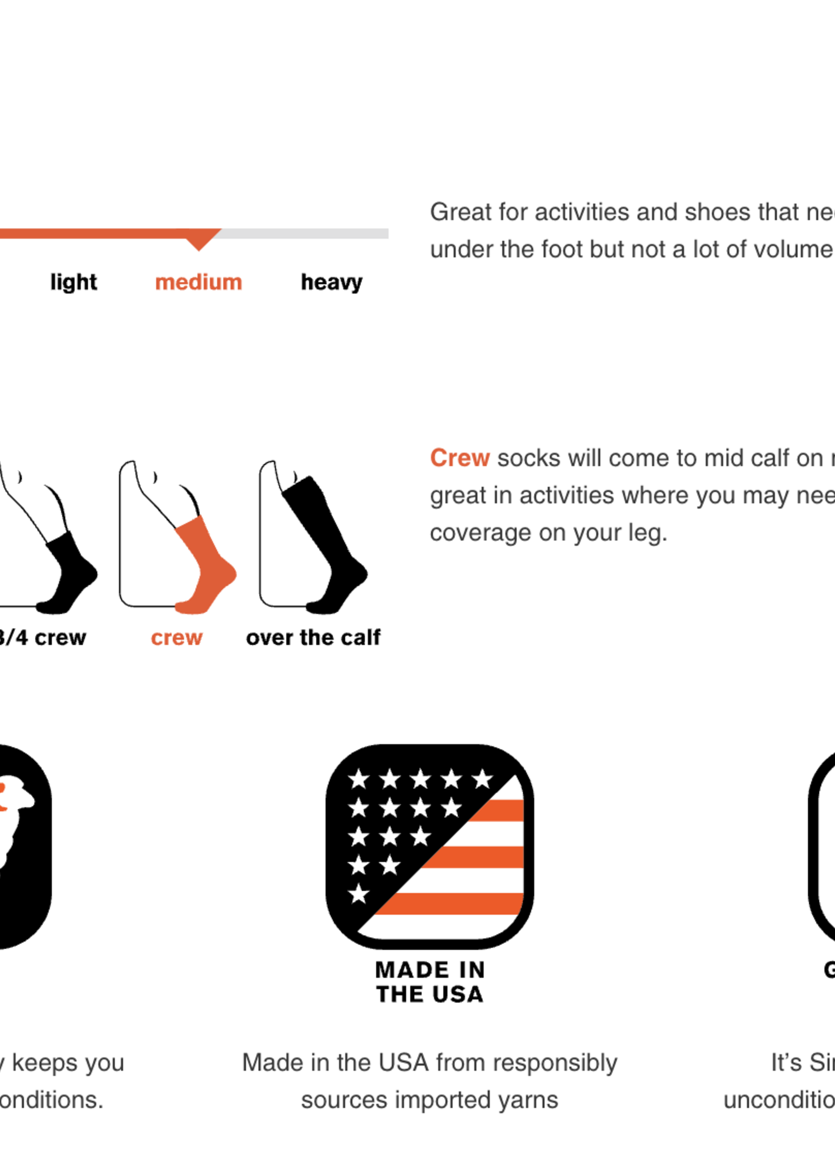 Point6 Classic Medium Cushion Crew (Grey)