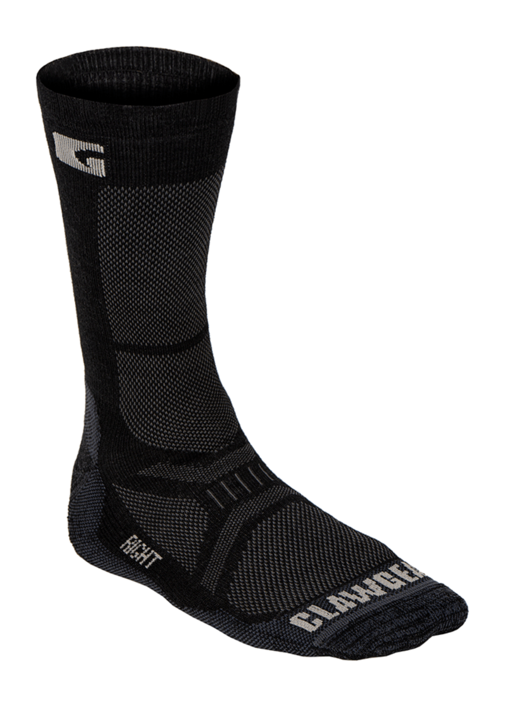 Claw Gear Merino Crew Socks (Black)
