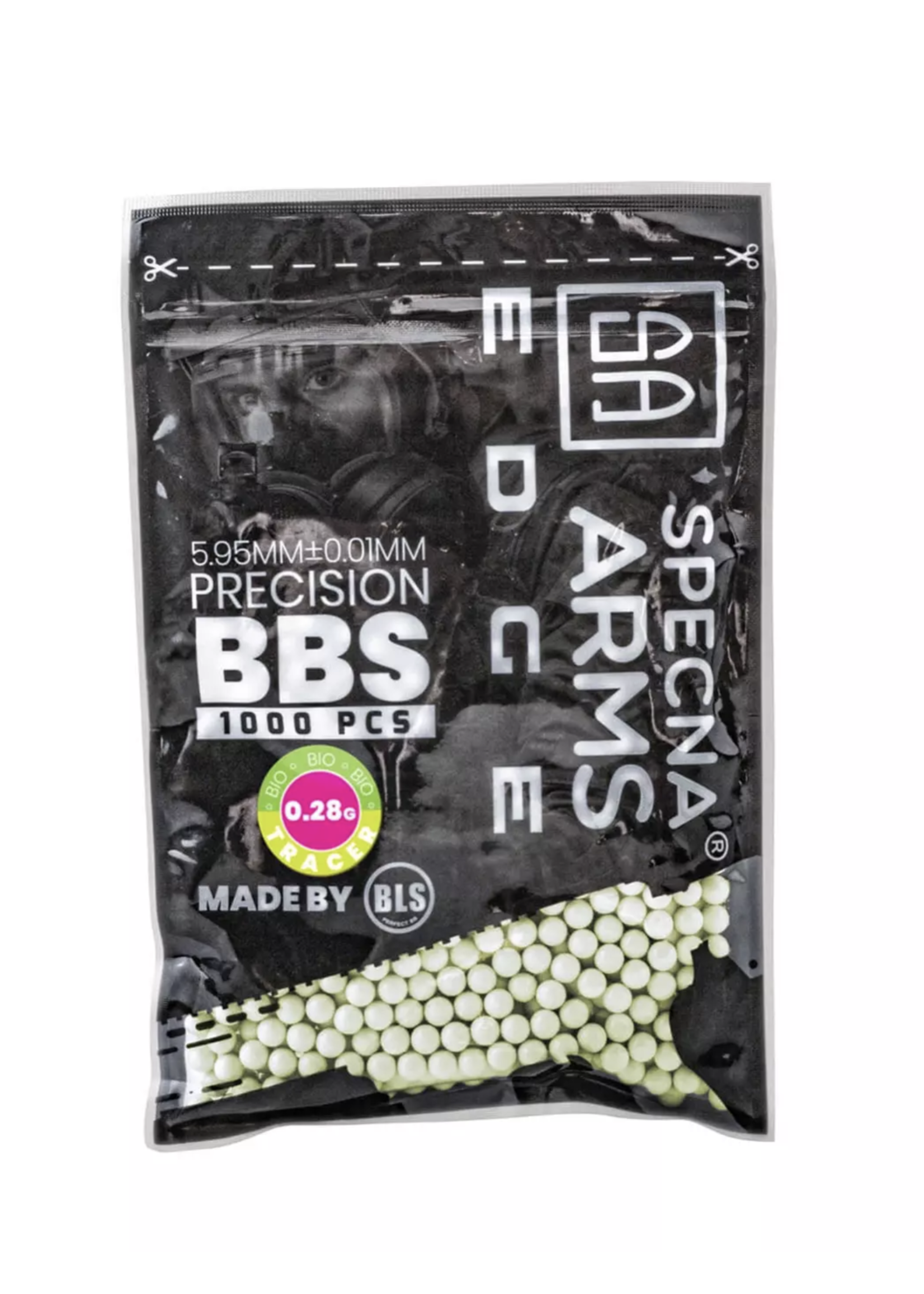 Specna Arms 0,28g EDGE TRACER Bio BB Precision 1000rds (Green)