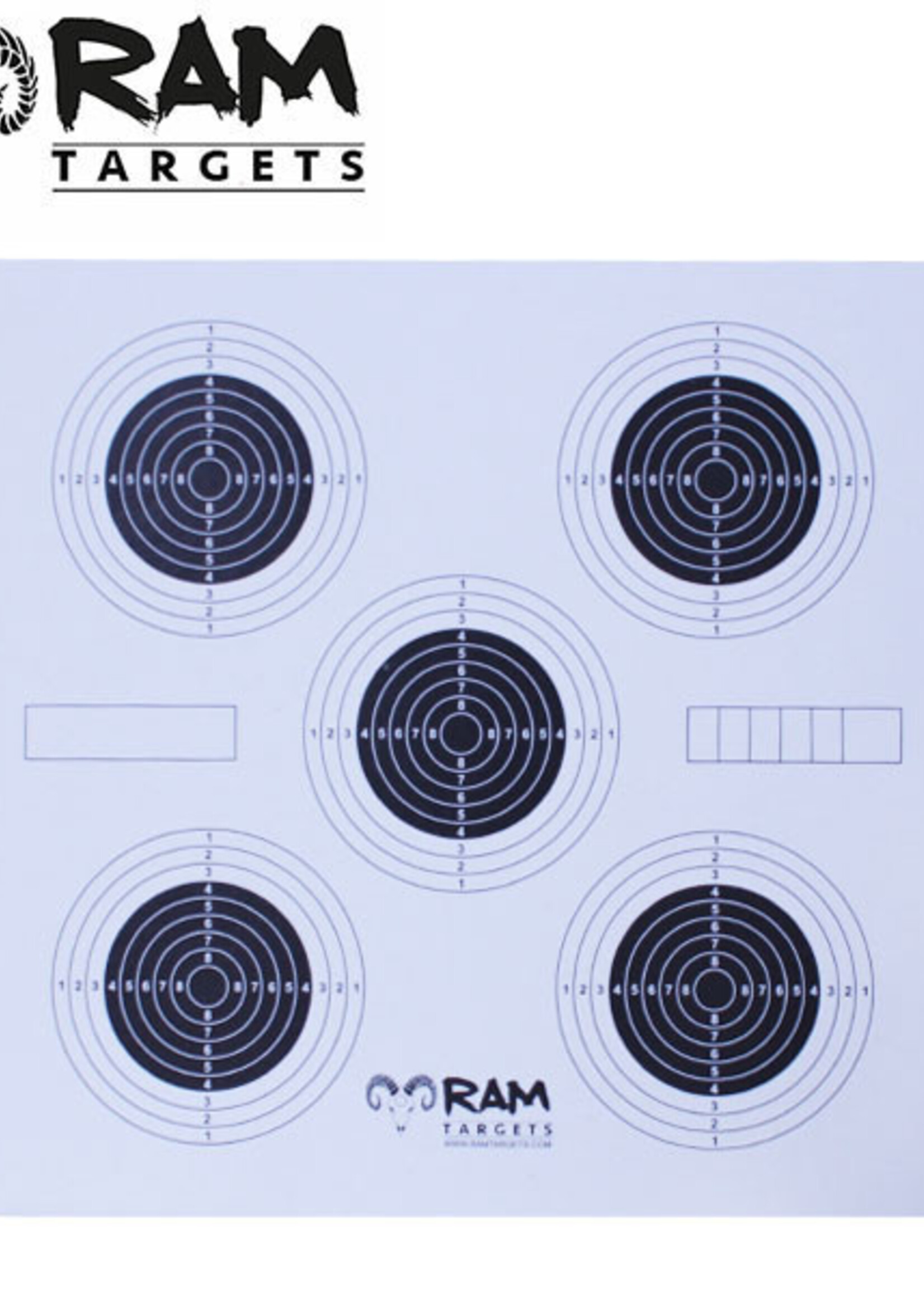 RAM Five Schietkaarten 14x14cm (100pcs)