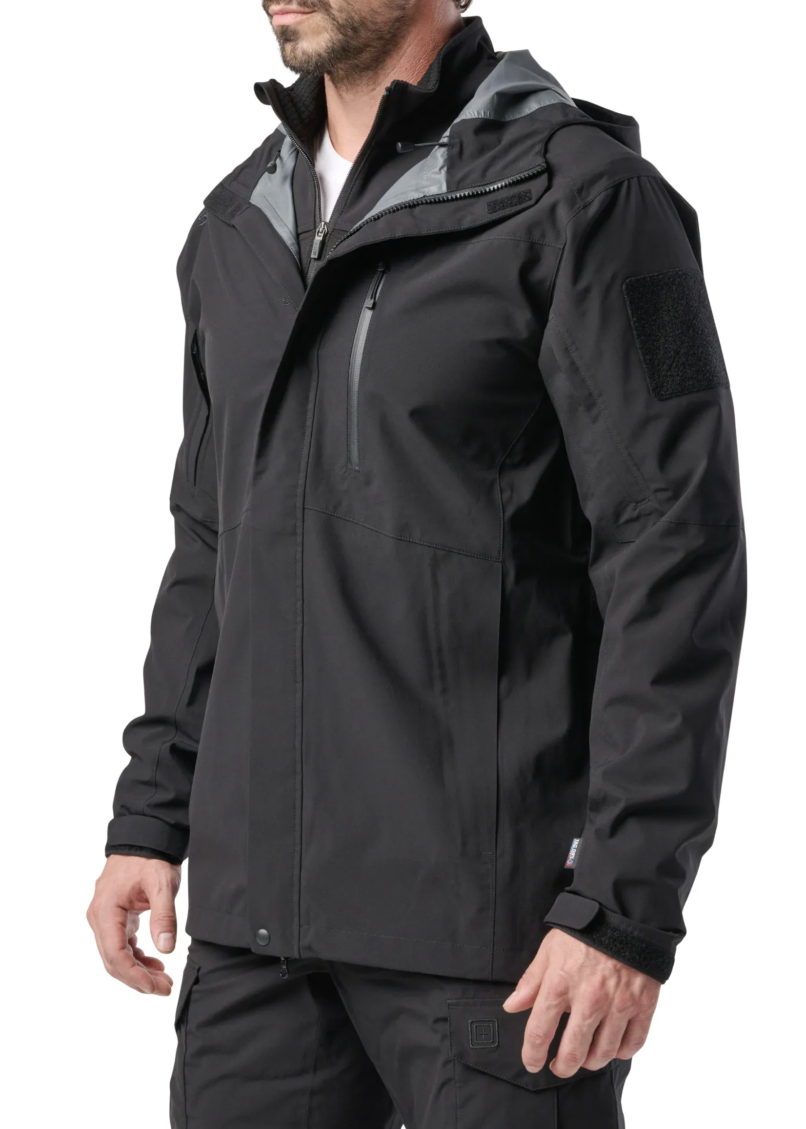 5.11 Tactical Force Rainshell Jacket (Black)