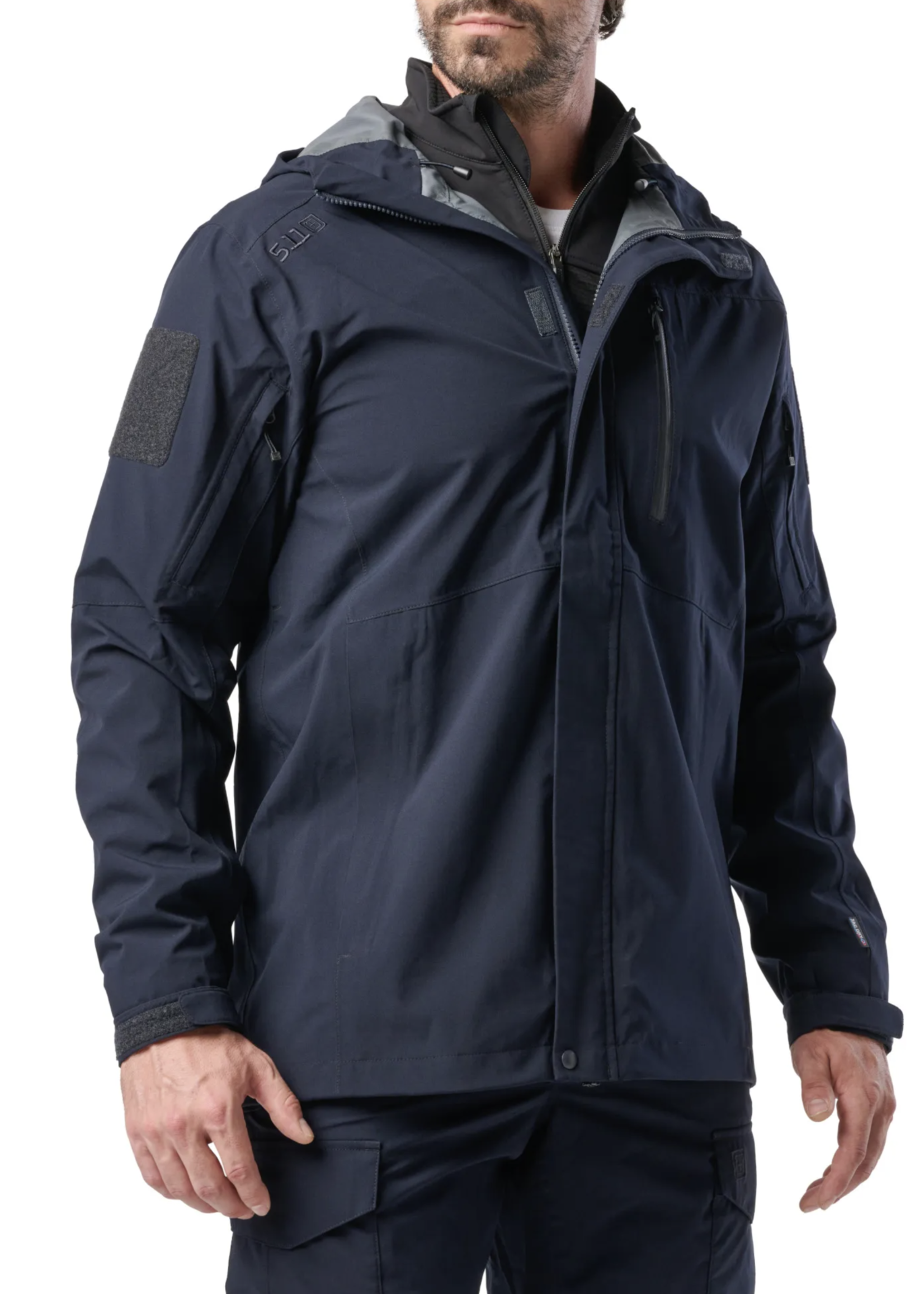 5.11 Tactical Force Rainshell Jacket (Dark Navy)