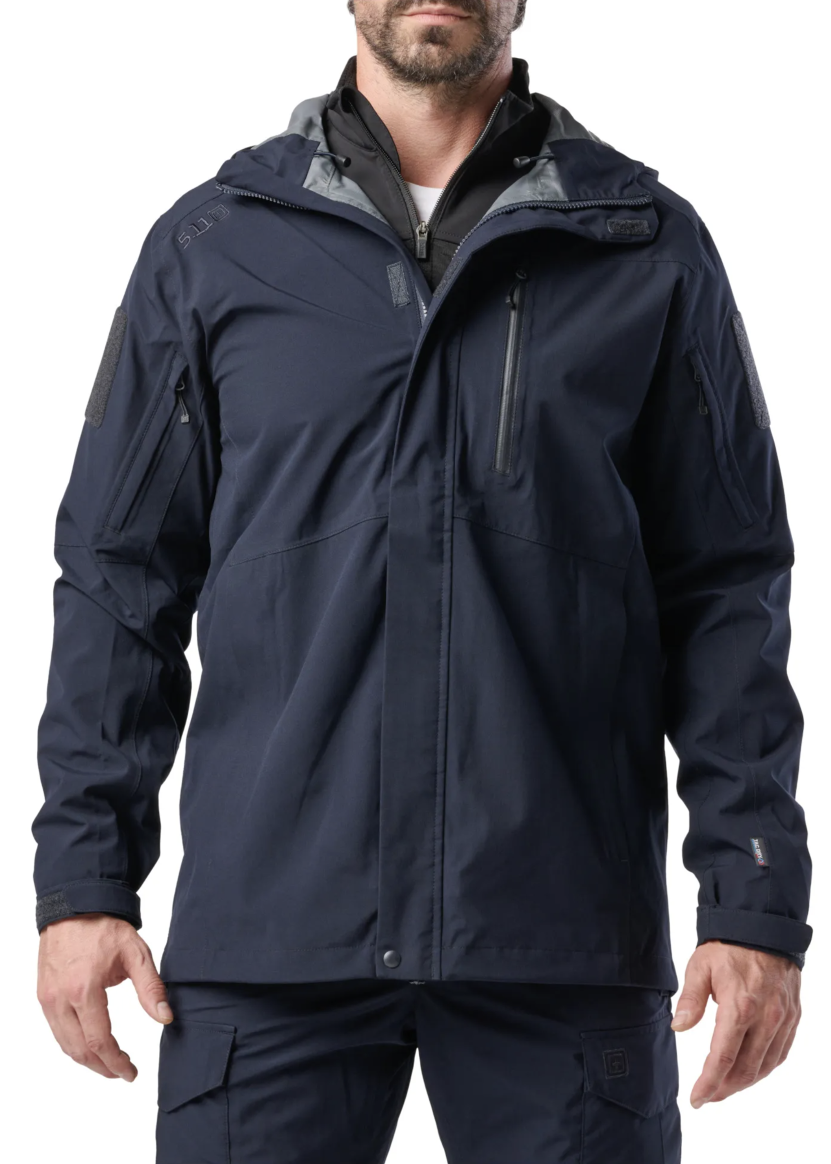 5.11 Tactical Force Rainshell Jacket (Dark Navy)