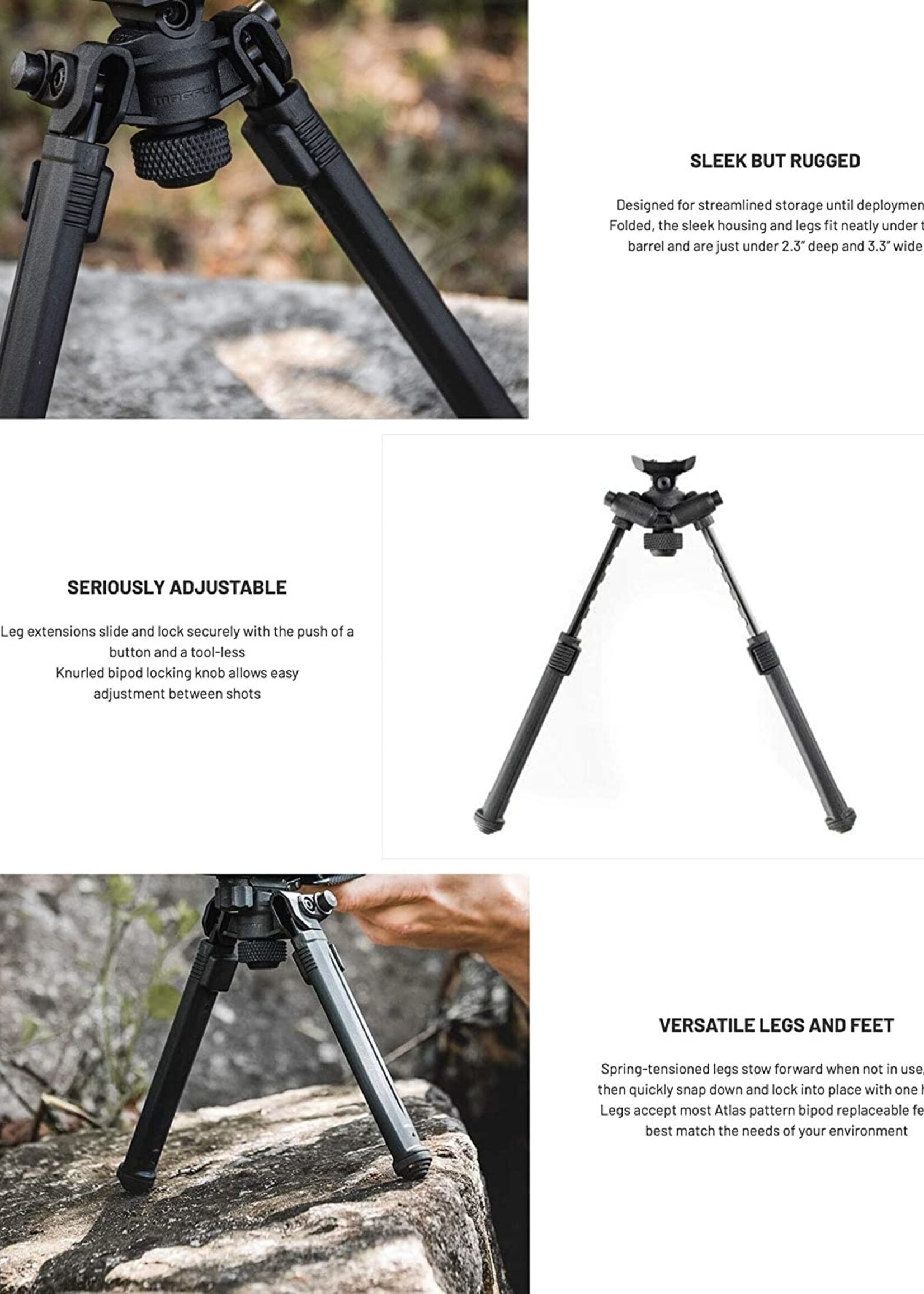 Magpul Picatinny Rail Bipod (Black)