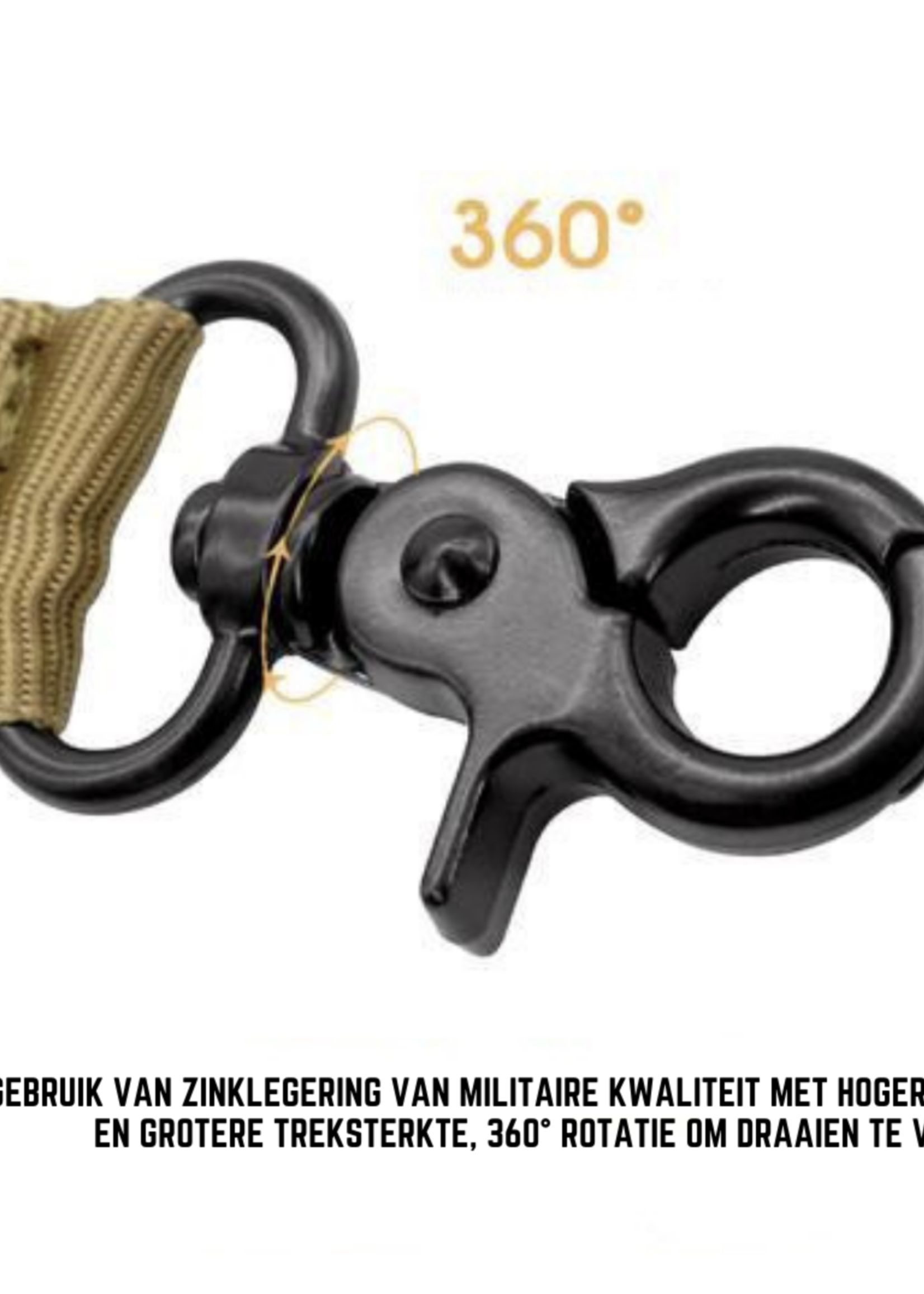 Always Prepared Pro K9 Dog Leash (Black)