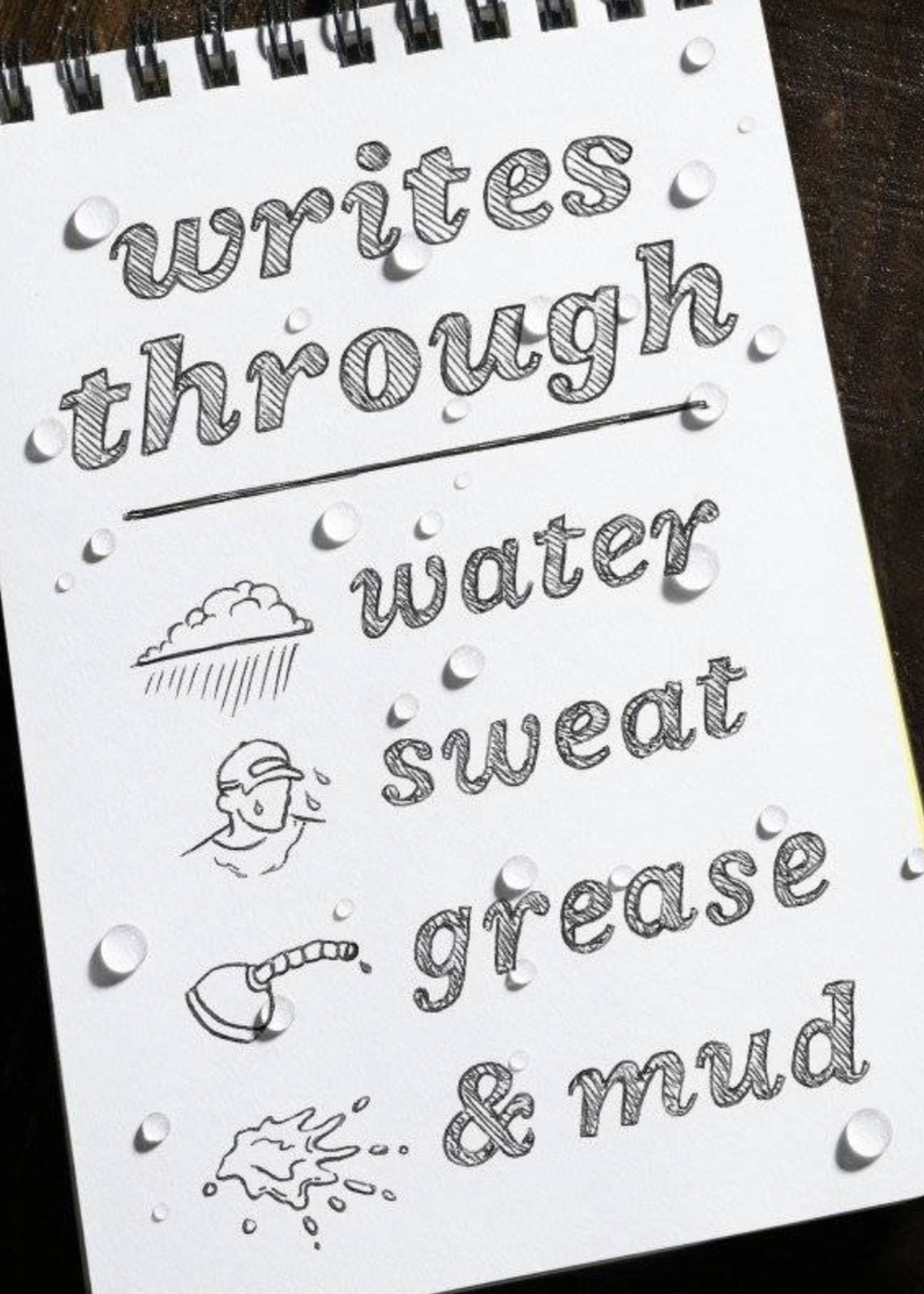 Rite In The Rain Blue Ink Tactical Clicker Pen No. 97B