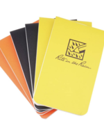 Rite In The Rain On-The-Go Notebooks  85 x 50mm (6 pcs) (Black / Yellow / Orange)