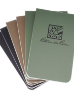 Rite In The Rain On-The-Go Notebooks  85 x 50mm (6 pcs) (Black / Green / Tan)
