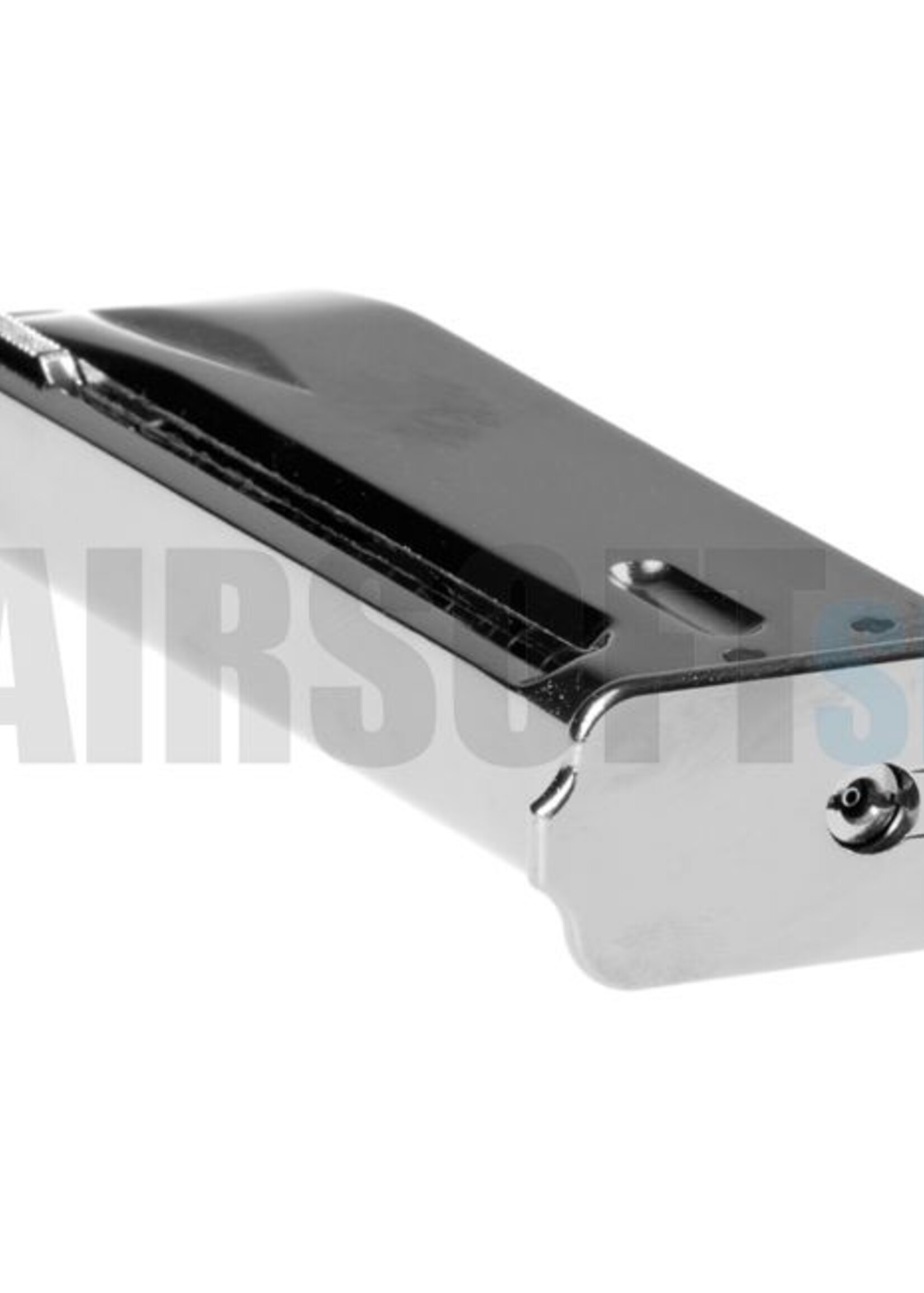 WE BN Hi-Power Silver GBB Mag (20rds)