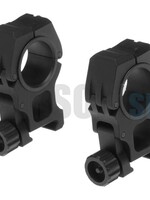 Aim-O M10 Mount Rings 25.4mm/30mm (Black)