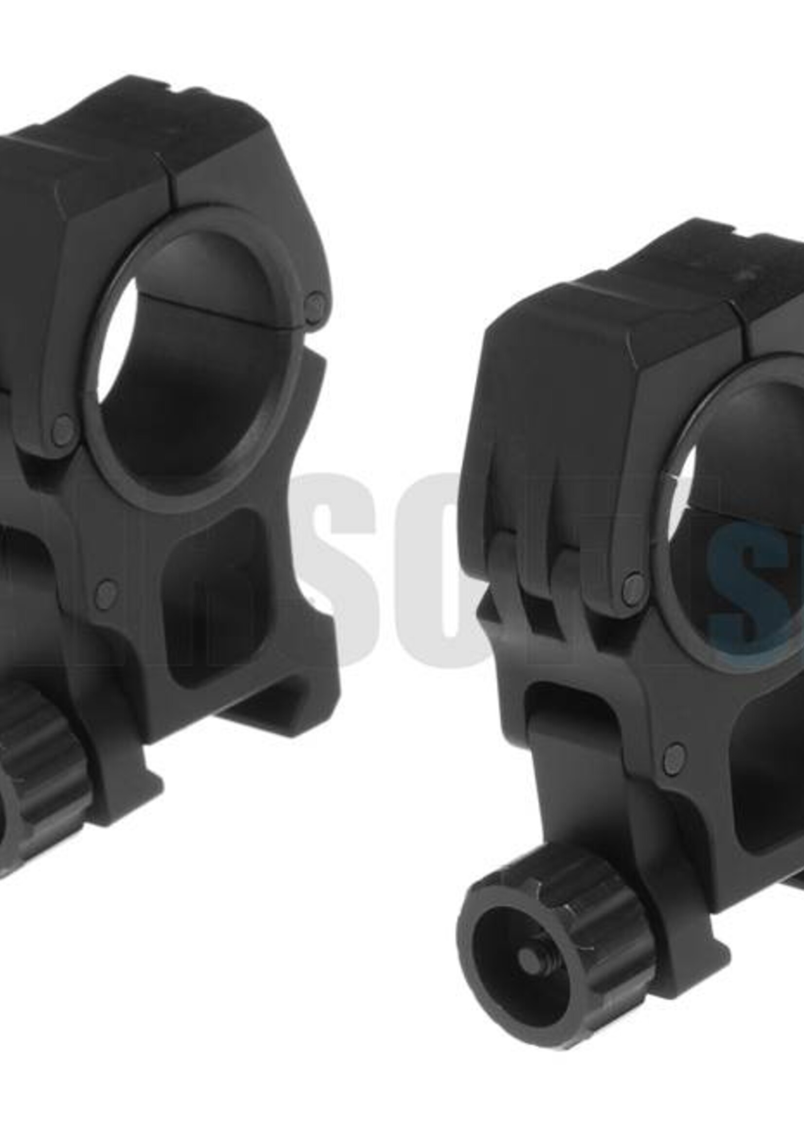 Aim-O M10 Mount Rings 25.4mm/30mm (Black)