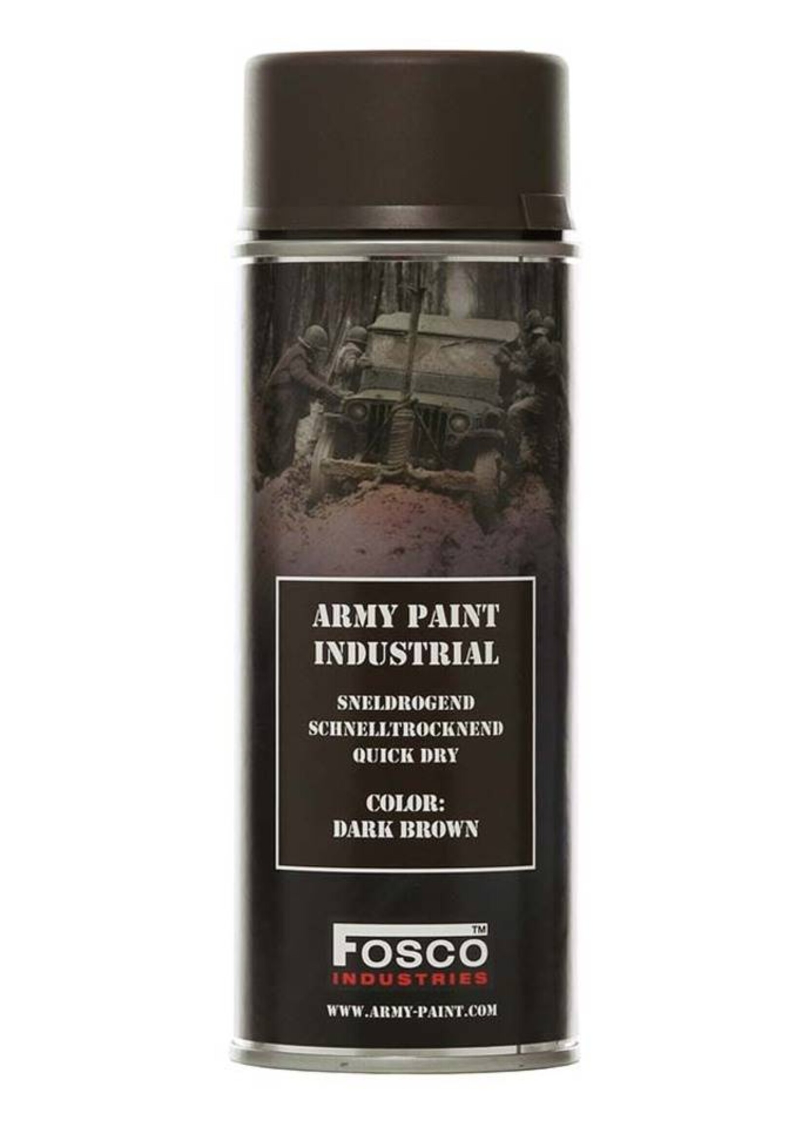 Fosco Spray Paint Dark Brown 400ml