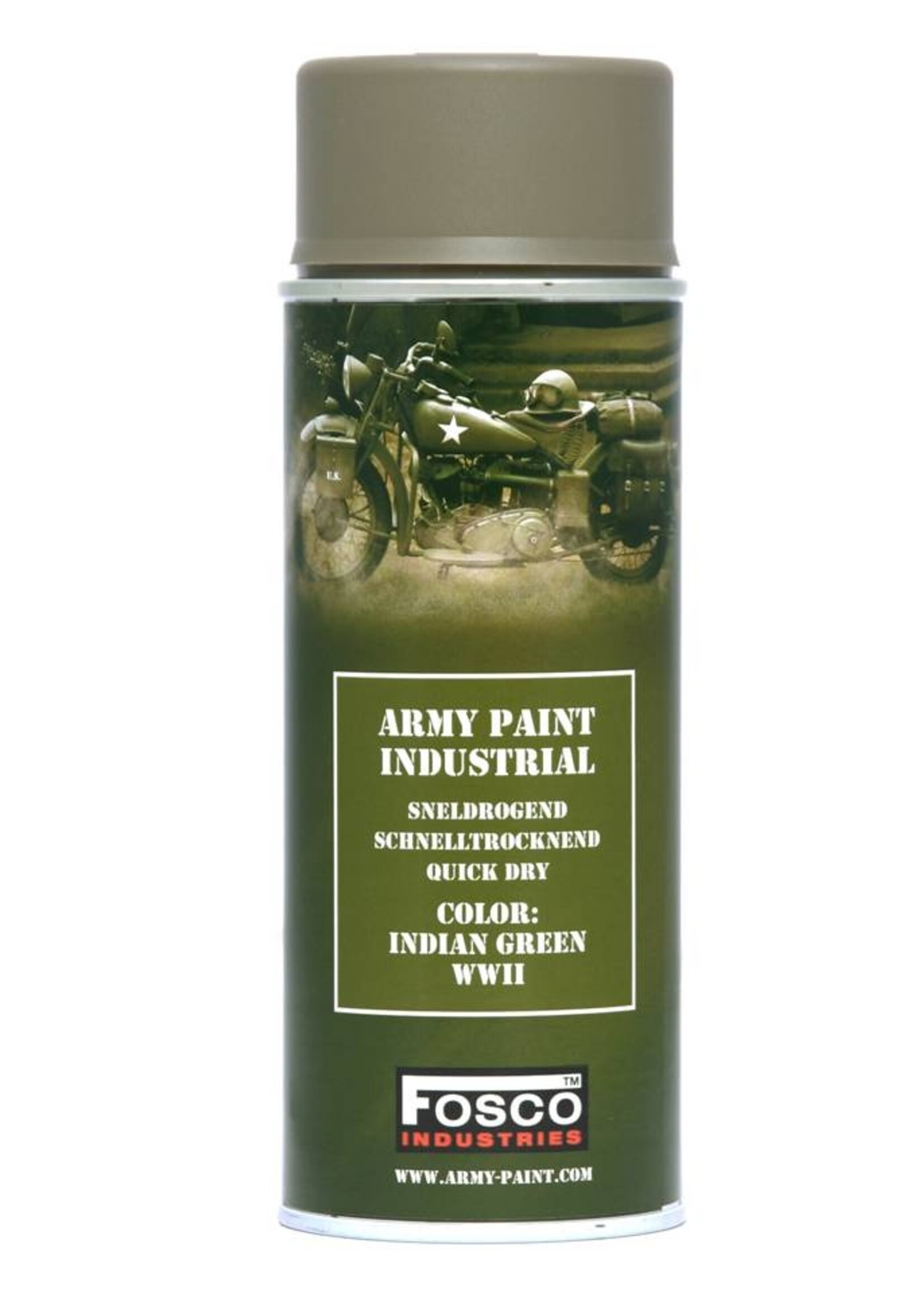 Fosco Spray Paint Indian Green WWII 400ml