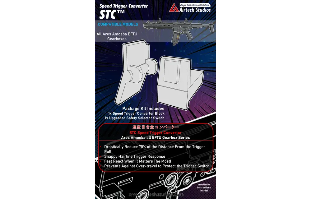 Speed Trigger Convertor For Ares / Amoeba ETFU