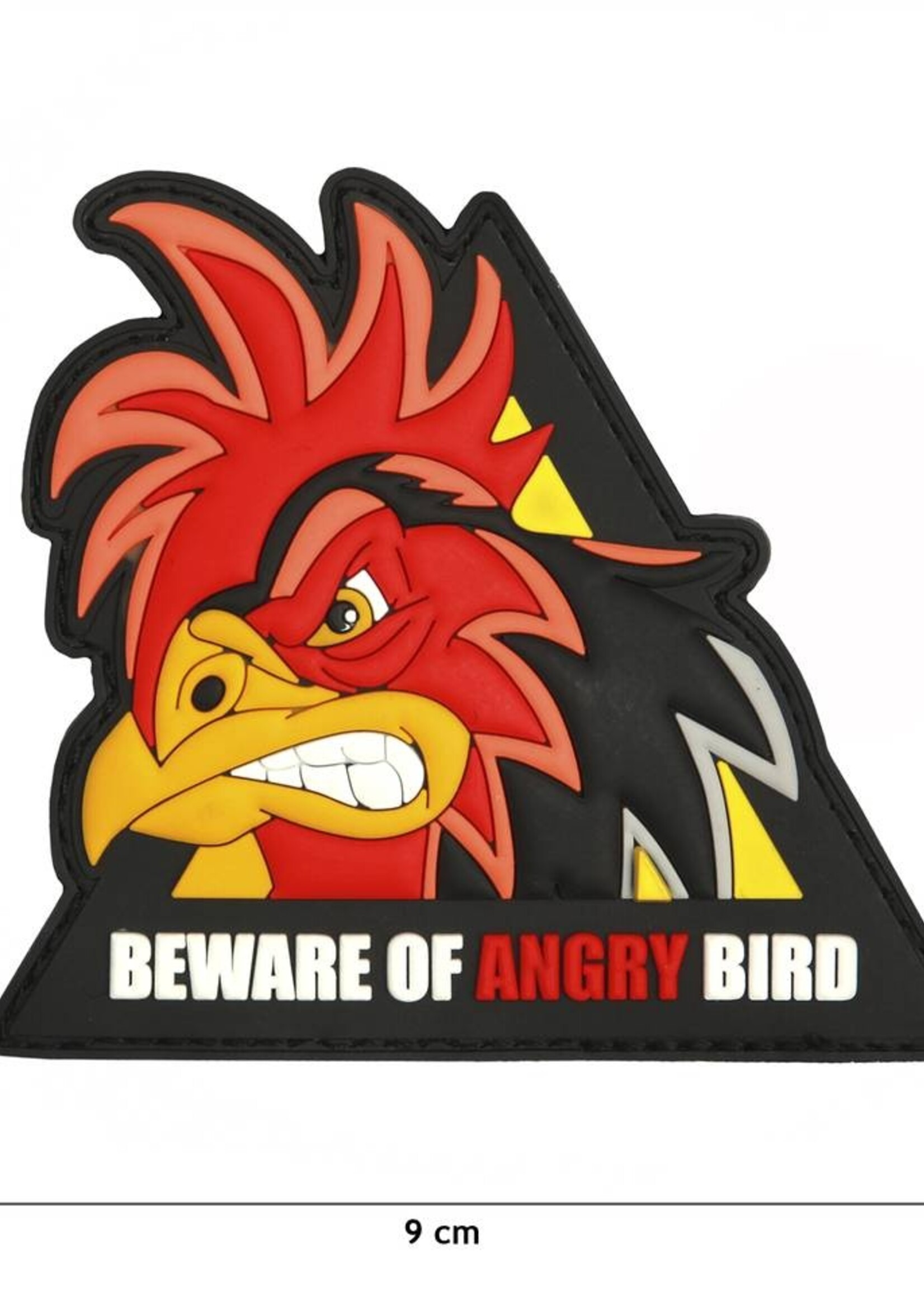 101 Inc Beware Of Angry Bird PVC Patch
