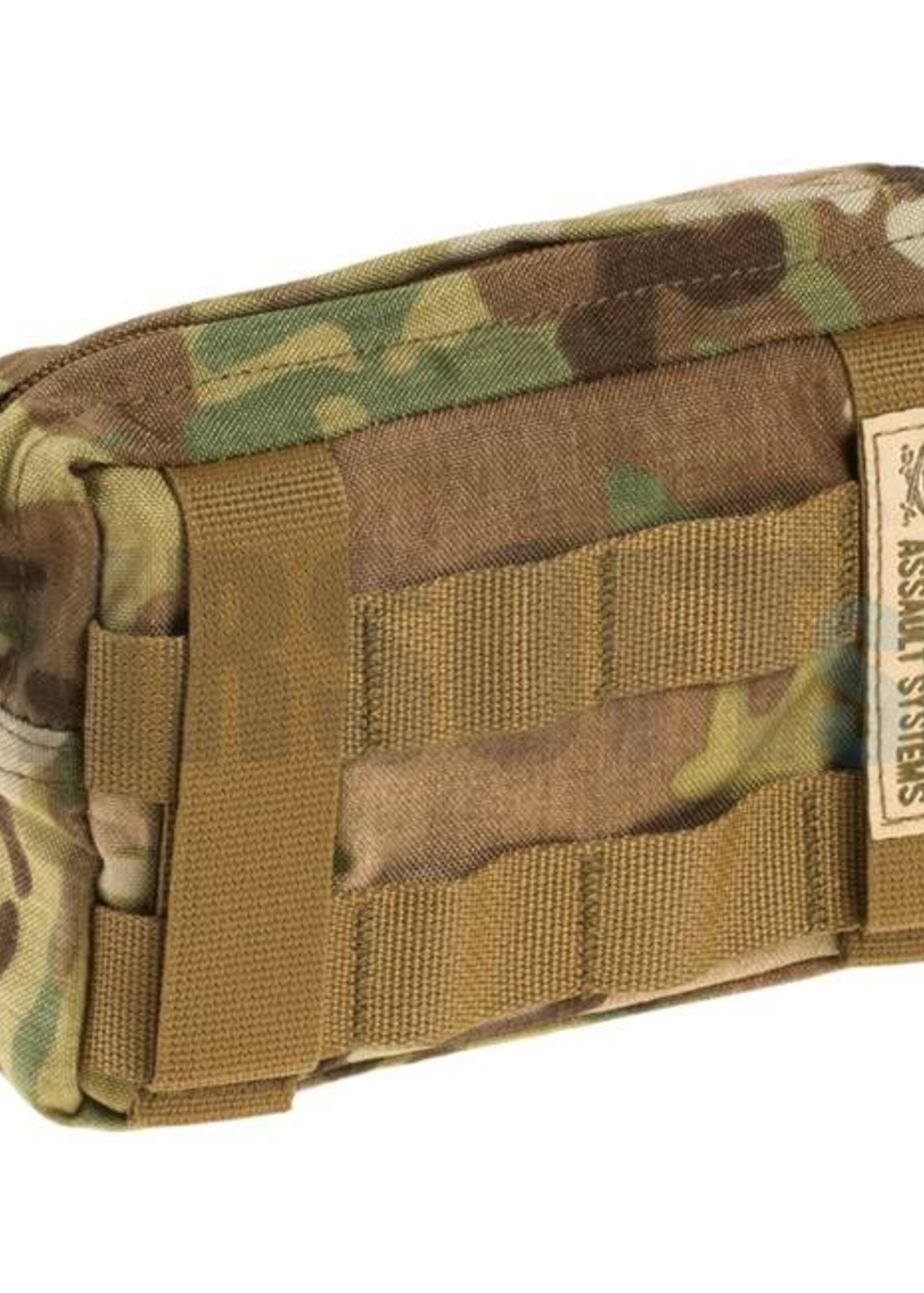 Warrior Assault Systems Small Horizontal MOLLE Pouch Zipped (Multicam)