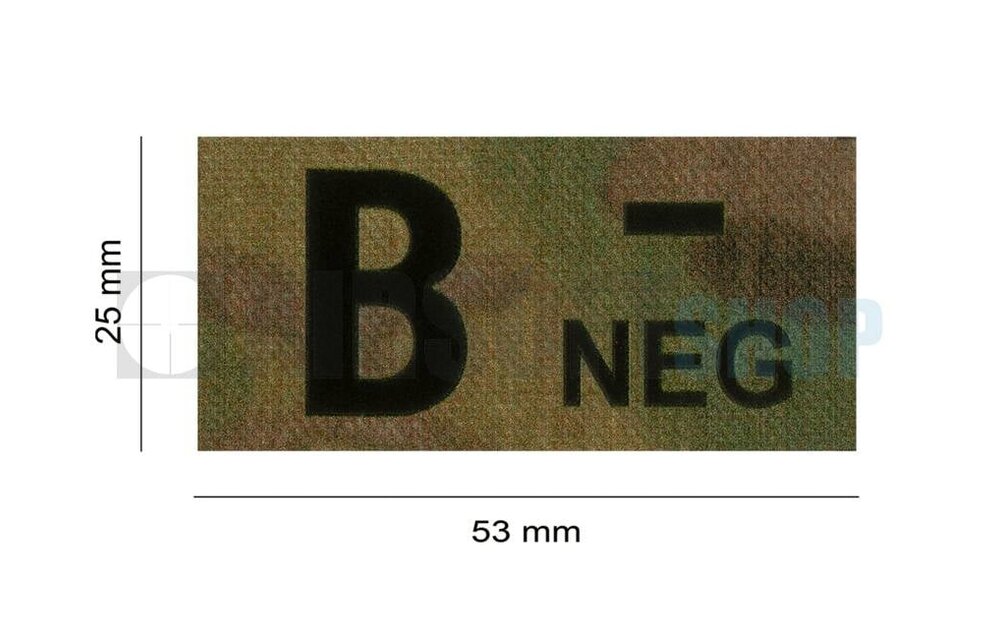 B Neg IR Patch (Multicam)