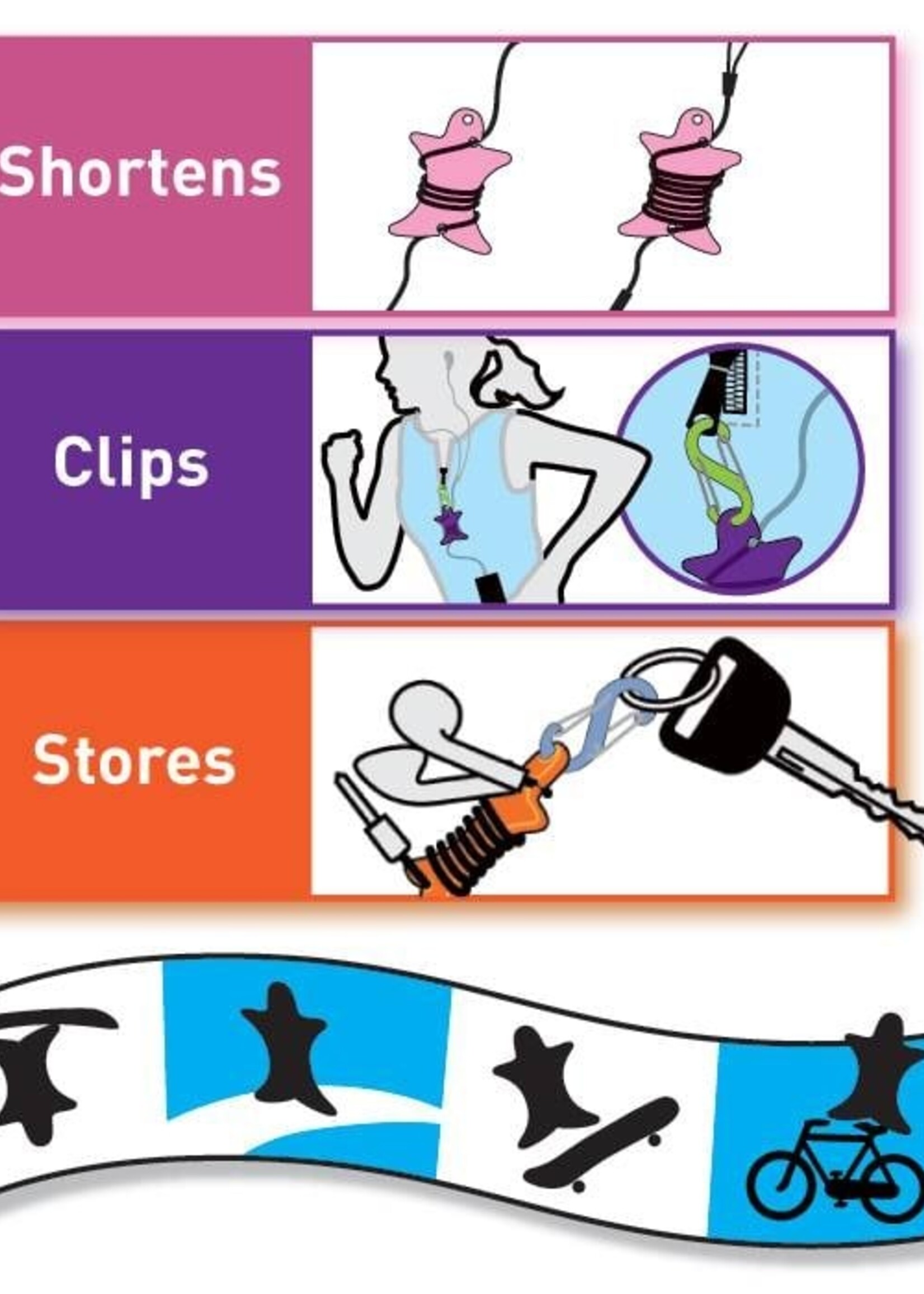 Nite Ize Curvyman Cord Supervisor (Black)