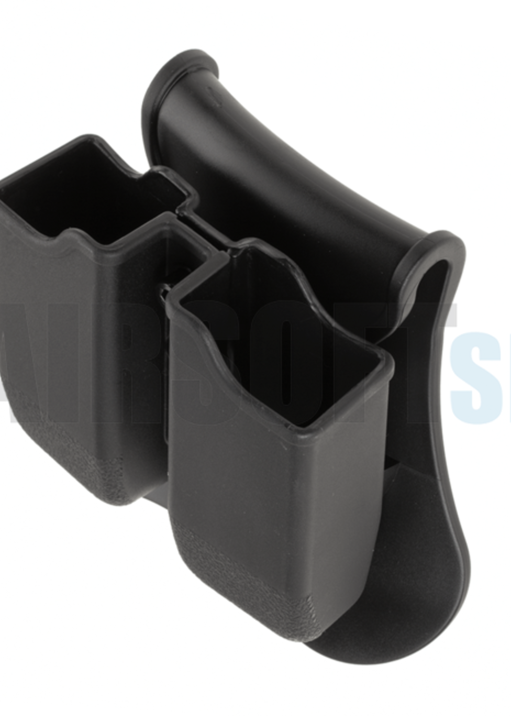 Amomax Double Mag Pouch for WE / KJW / TM 17/19 (Black)
