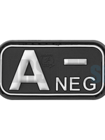 JTG Bloodtype Rubber Patch A NEG (SWAT)
