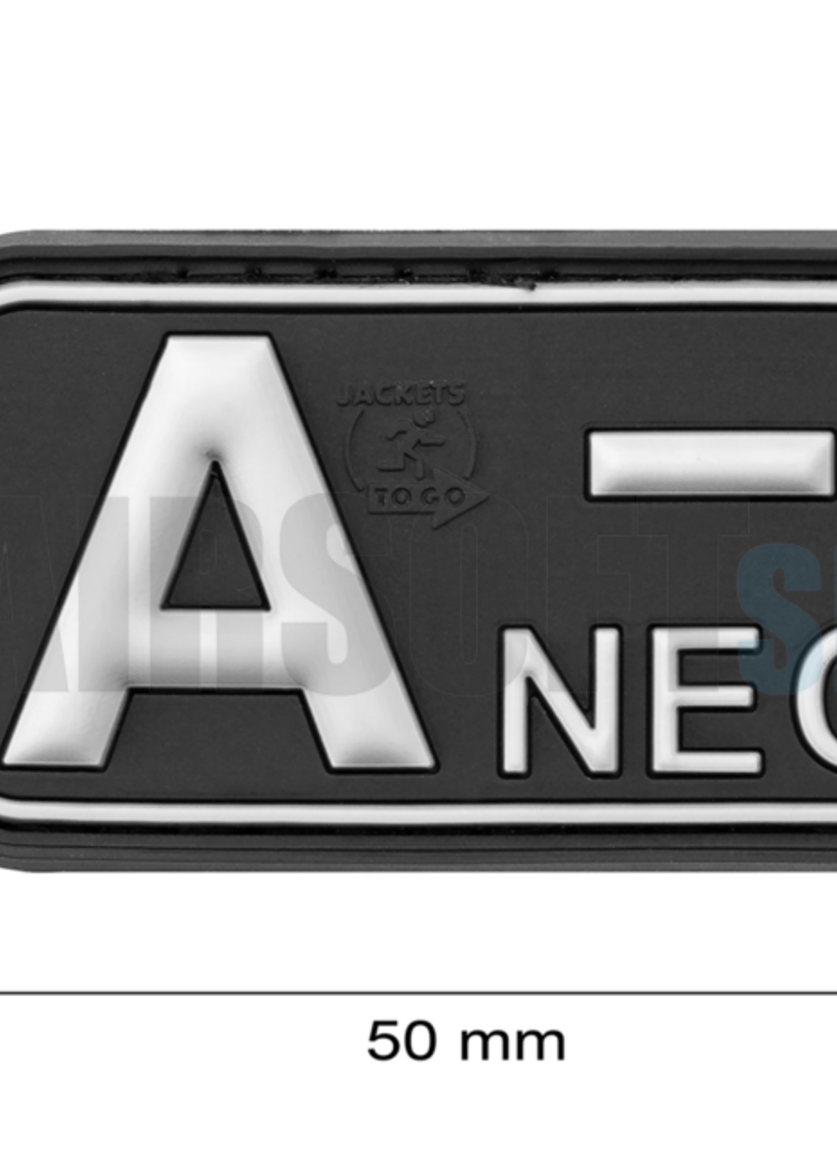 JTG Bloodtype Rubber Patch A NEG (SWAT)