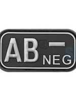 JTG Bloodtype Rubber Patch AB NEG (SWAT)