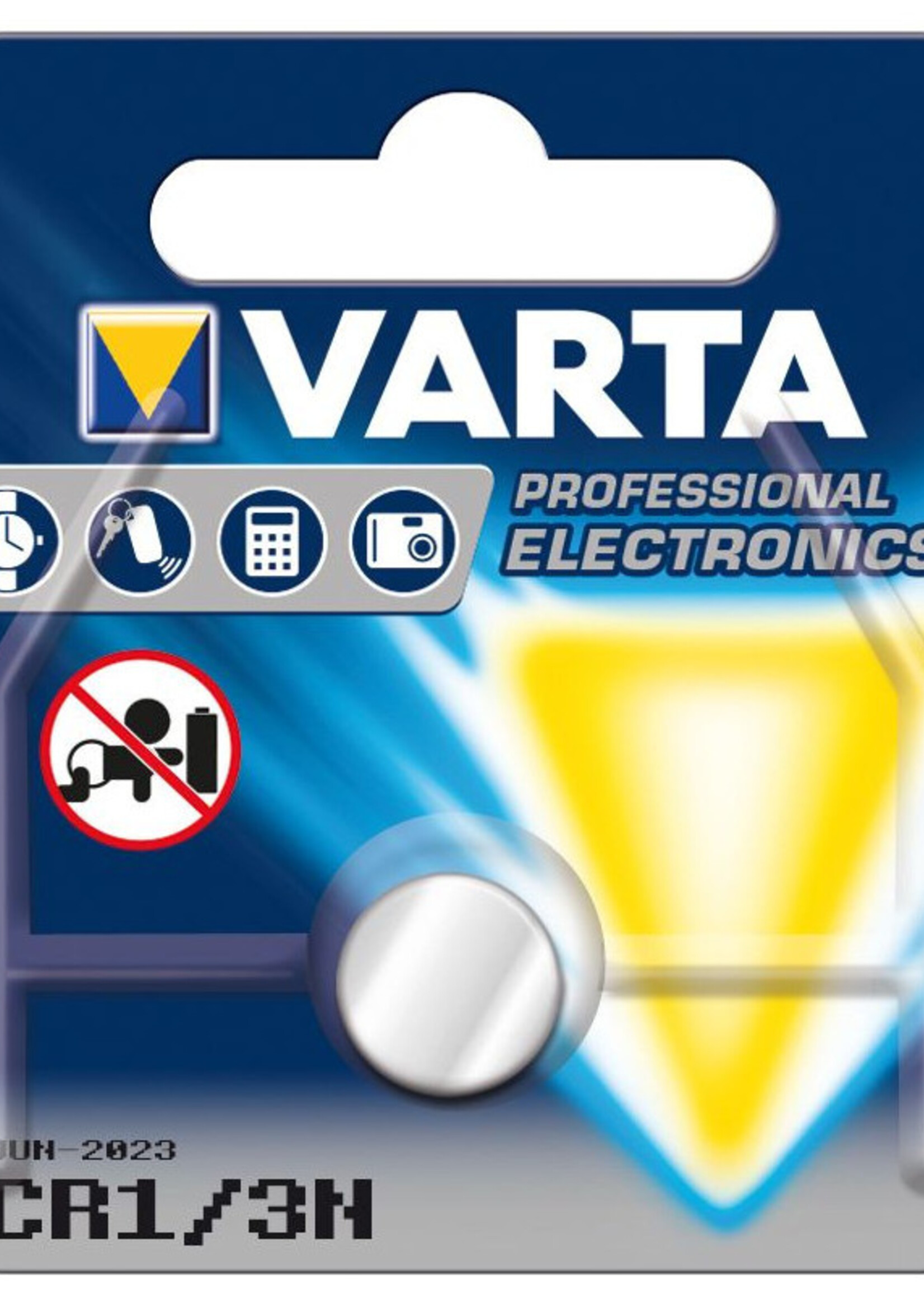 VARTA CR1/3N Lithium 3V  Batterij