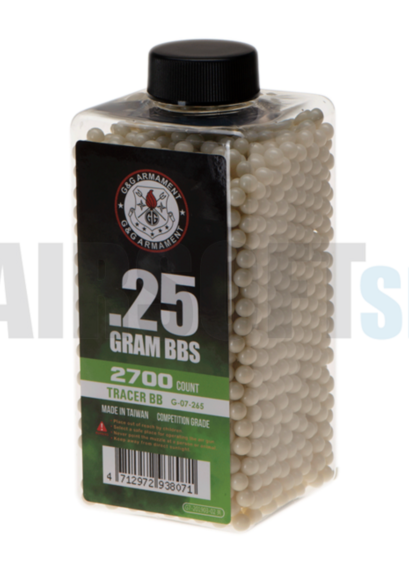G&G GREEN Tracer BB 0,25g (2700rds)