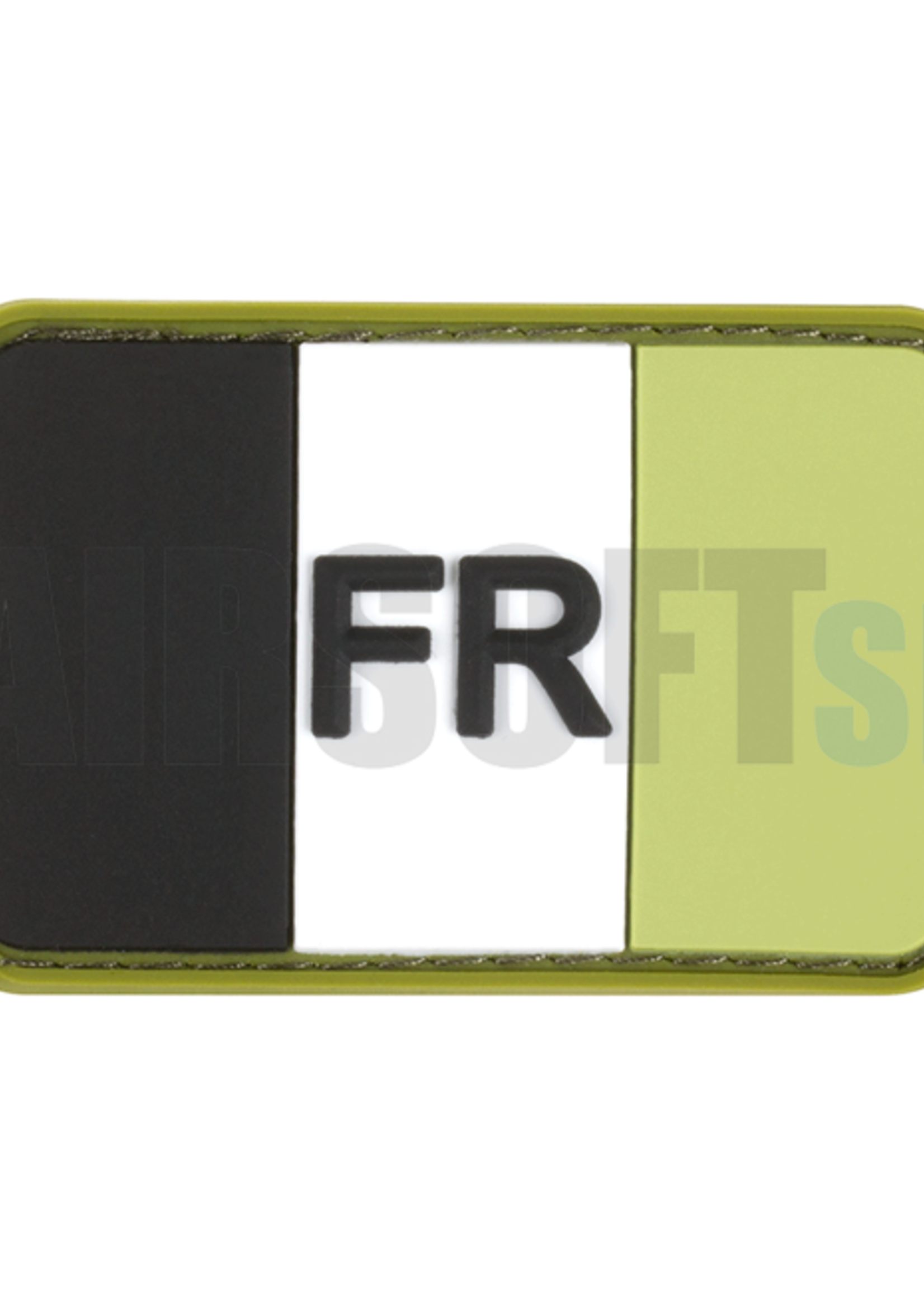JTG France Flag Rubber Patch (Forest)