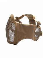 Strike Systems Nylon / Mesh Face Mask With Ear Protection (Tan)