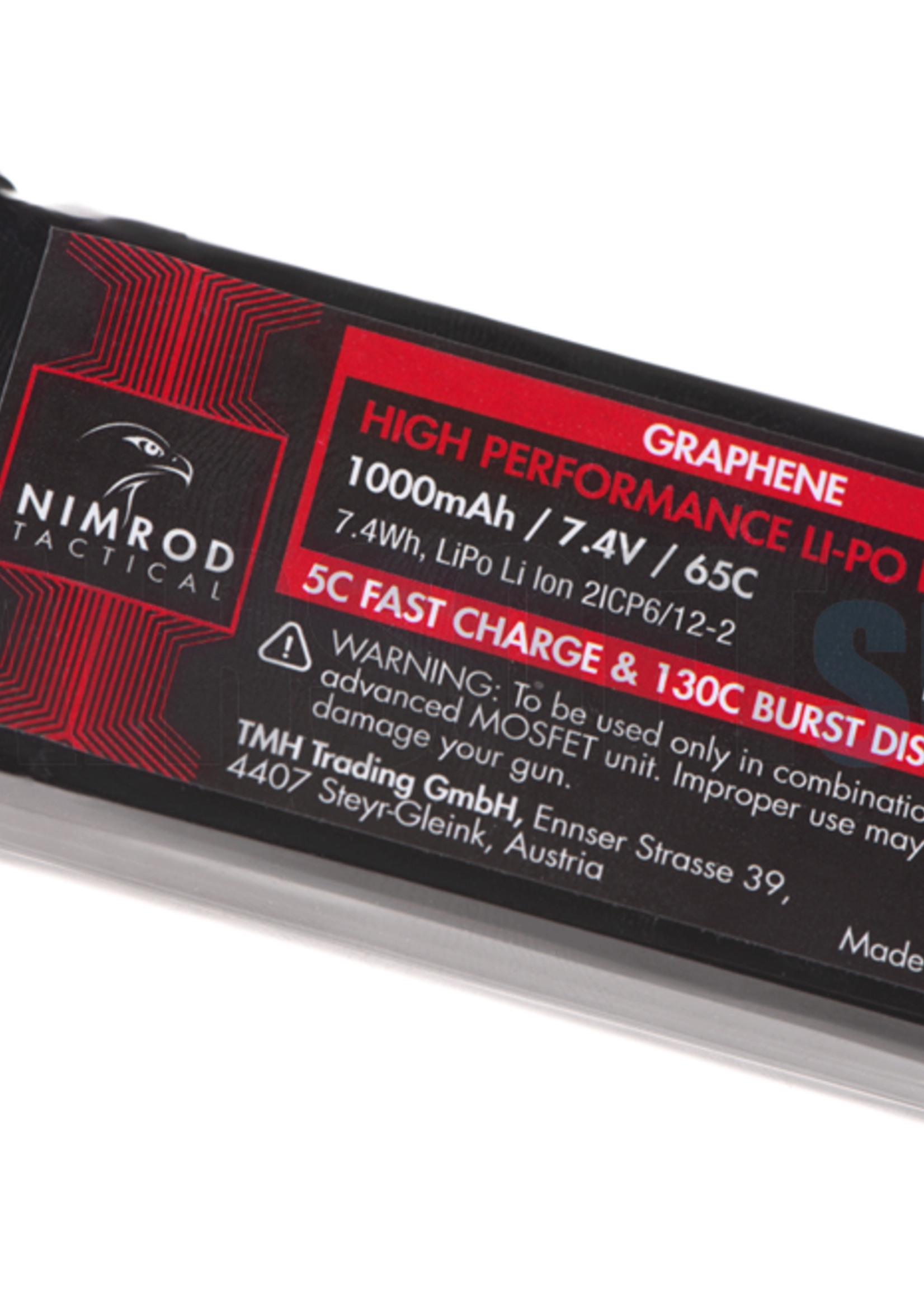 Nimrod LiPo 7.4V 1000mAh 65C Graphene PEQ Type (Tamiya)