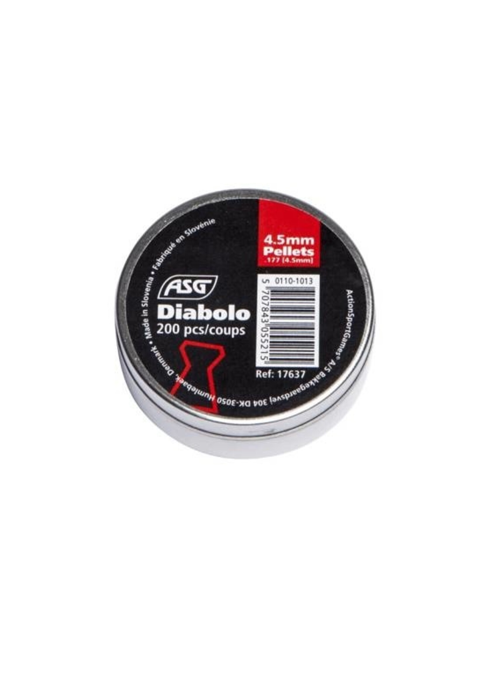 ASG Airgun 4.5mm Pellets 200pcs (0,47g)