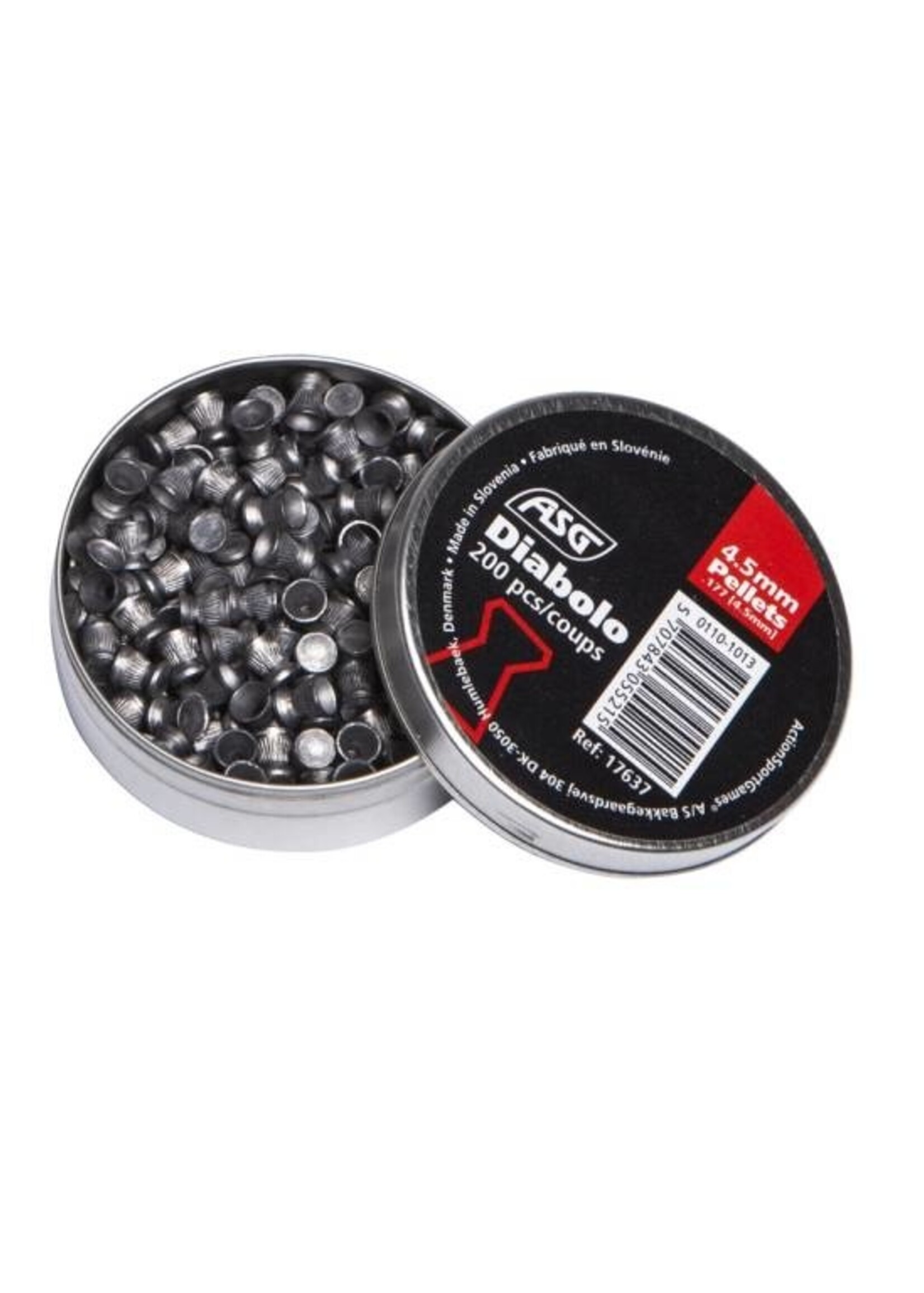 ASG Airgun 4.5mm Pellets 200pcs (0,47g)