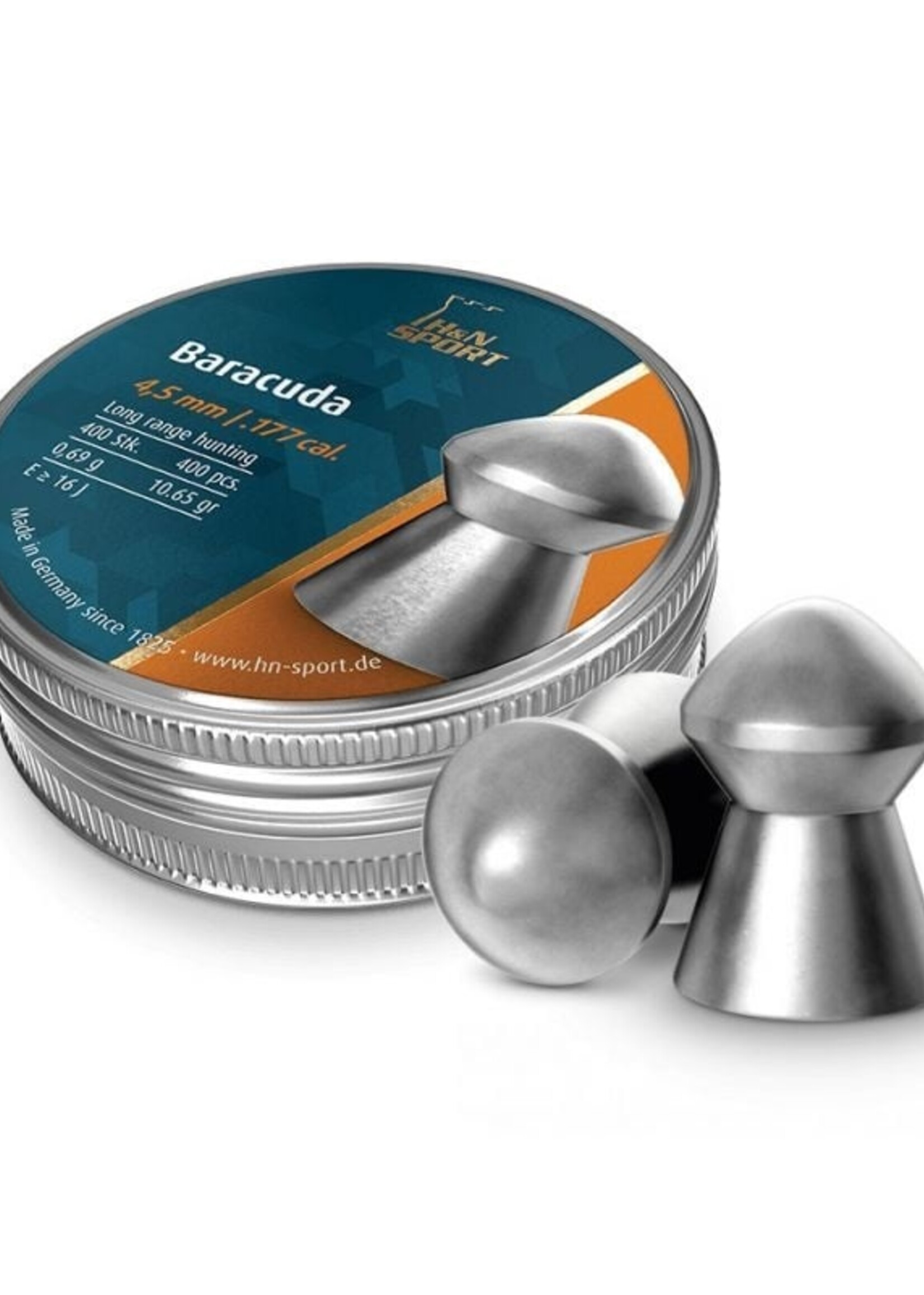 H&N Baracuda 4.5mm Pellets 400pcs (0,69g)