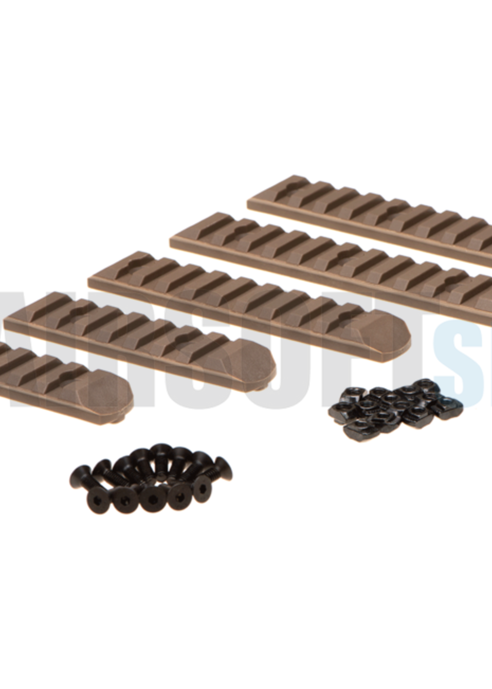 MP Keymod & M-LOK Rail Set 6-pack (Dark Earth)