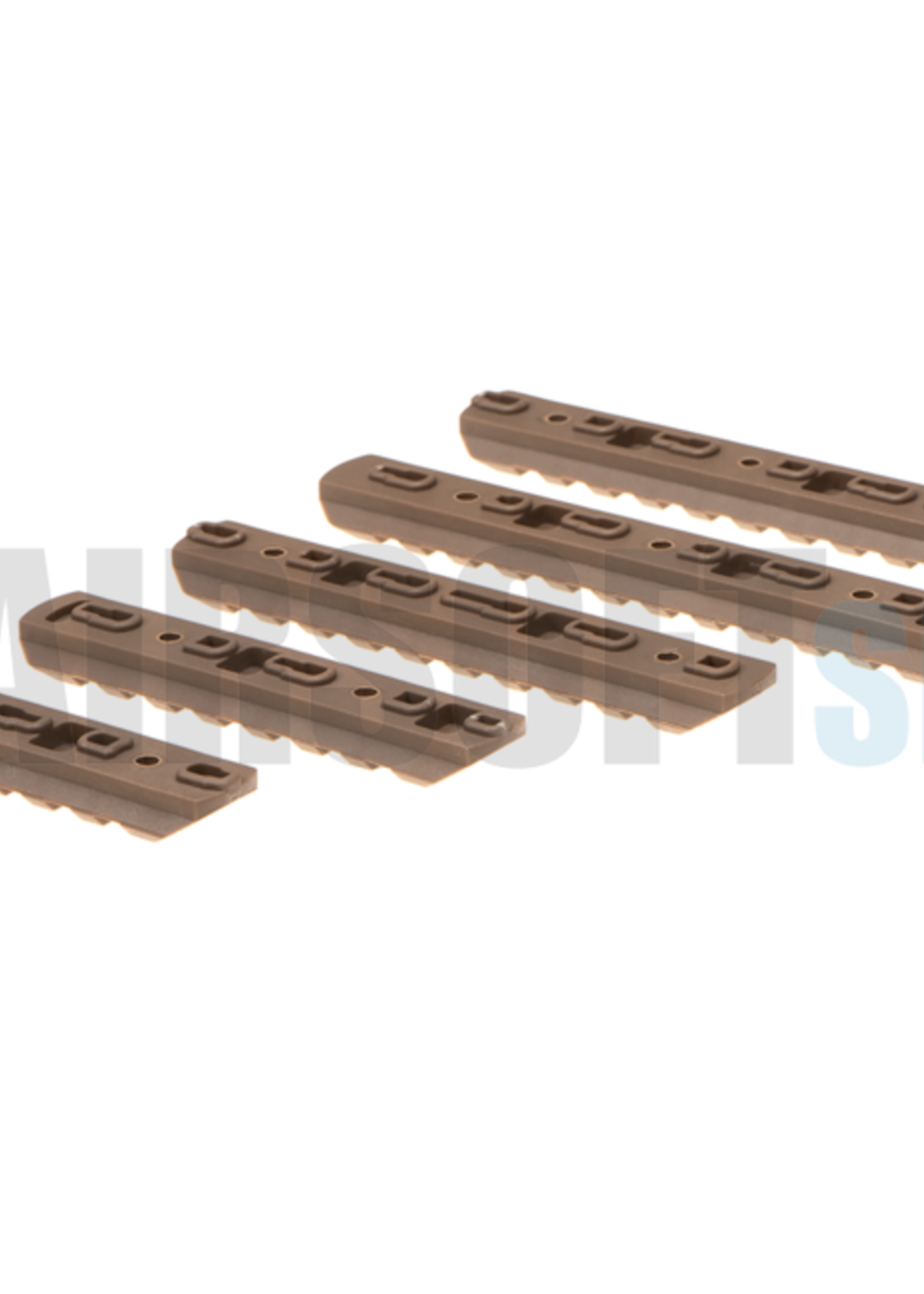 MP Keymod & M-LOK Rail Set 6-pack (Dark Earth)