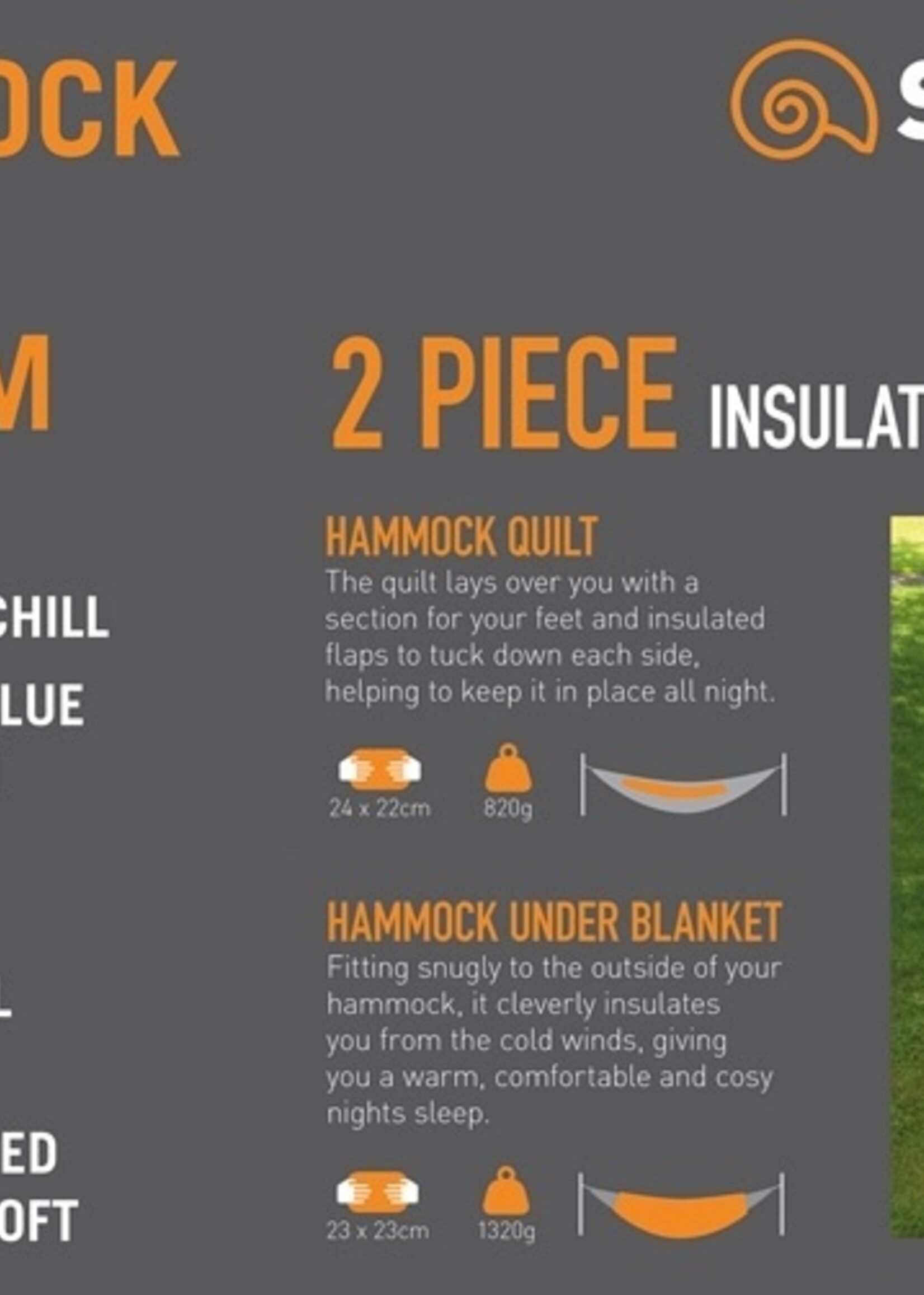 Snugpak Quilt Hammock Sleeping Bag (Olive)