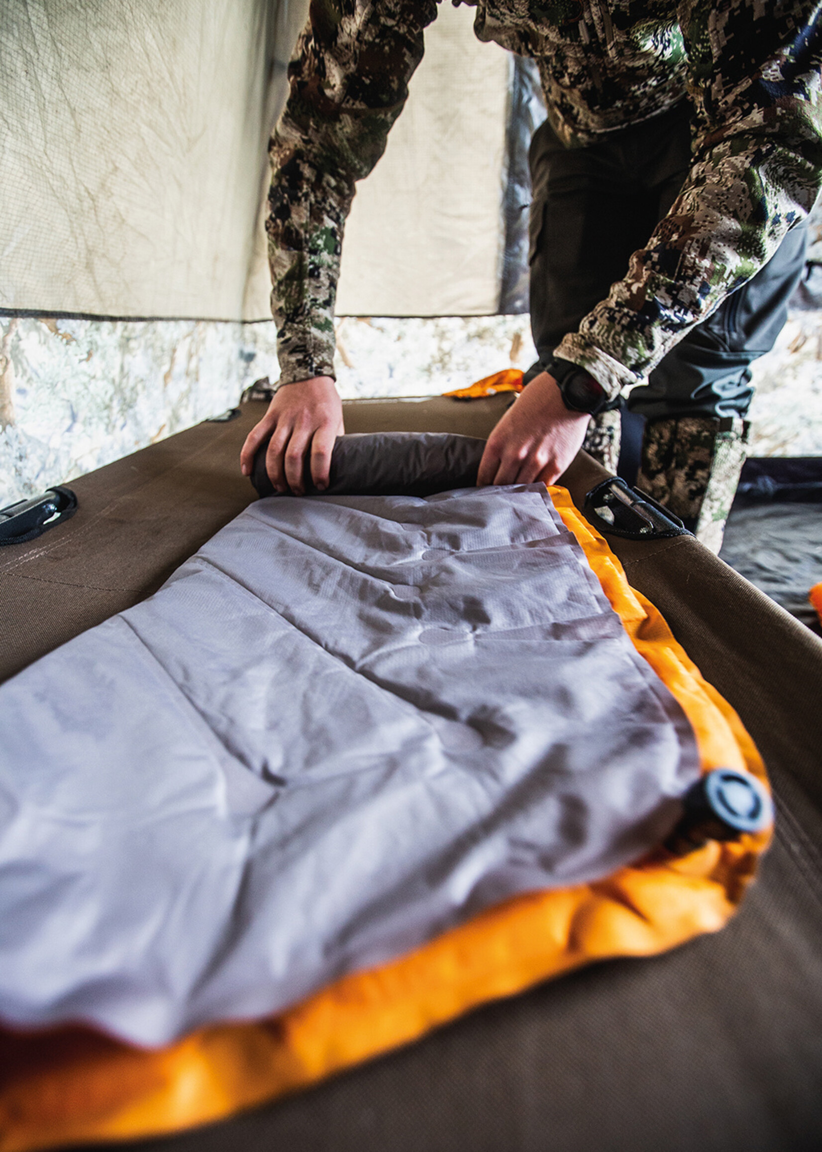 Klymit Insulated Static V Sleeping Mat  (Orange)