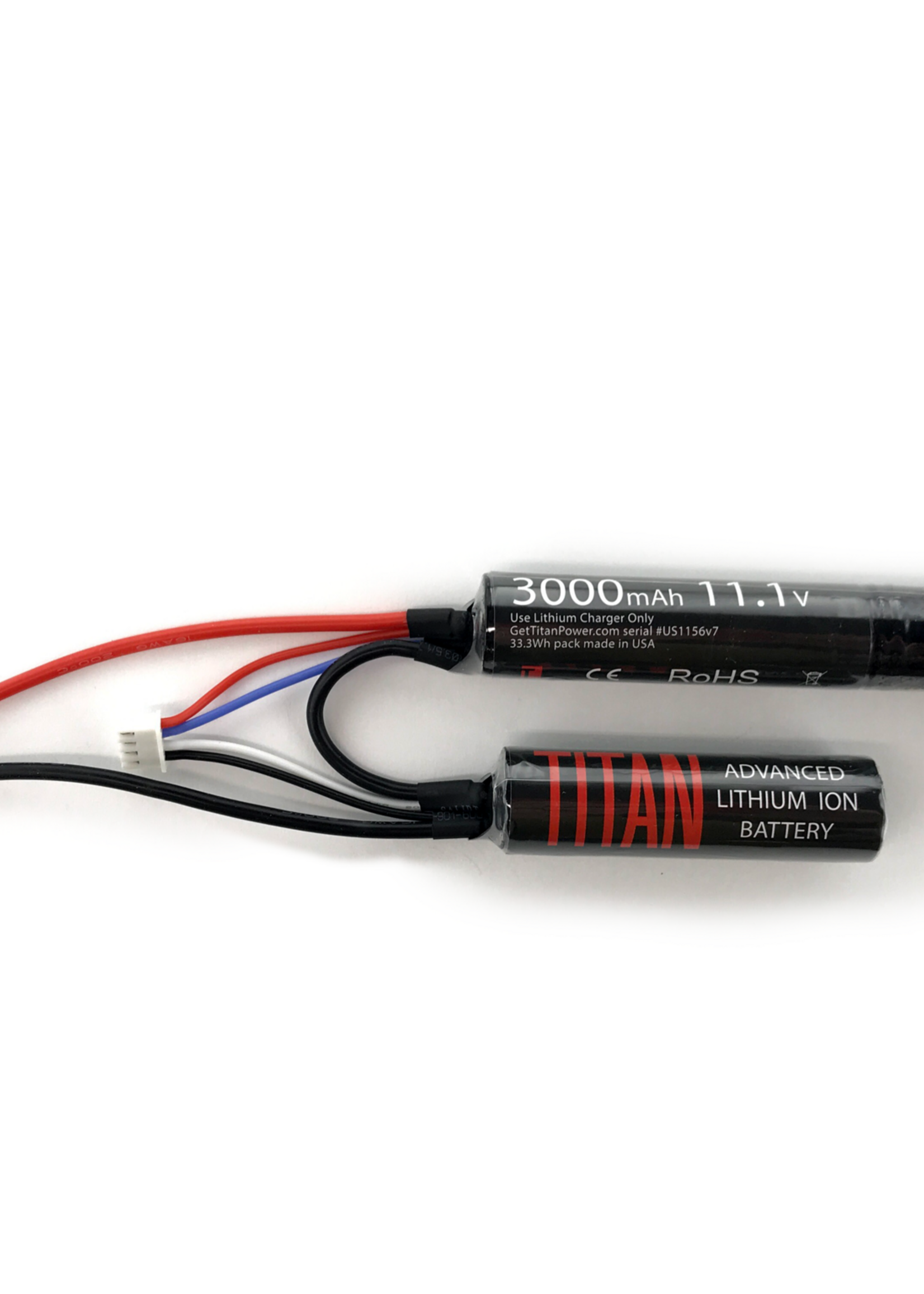 Titan Power 11.1V 3000mAh Li-Ion Battery (Nunchuck - Tamiya)
