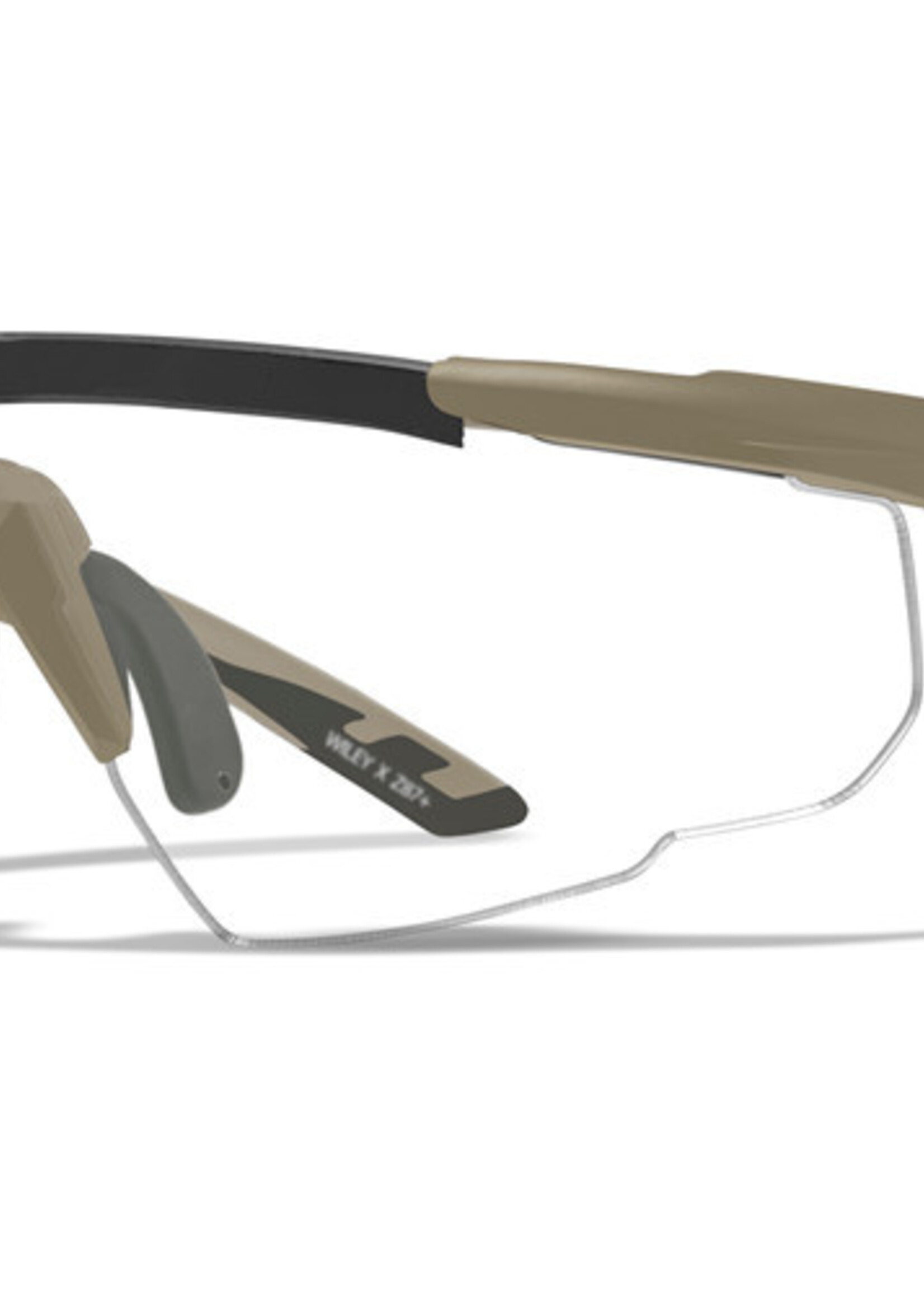 Wiley X Saber Advanced Smoke/Clear/Rust (Tan Frame)