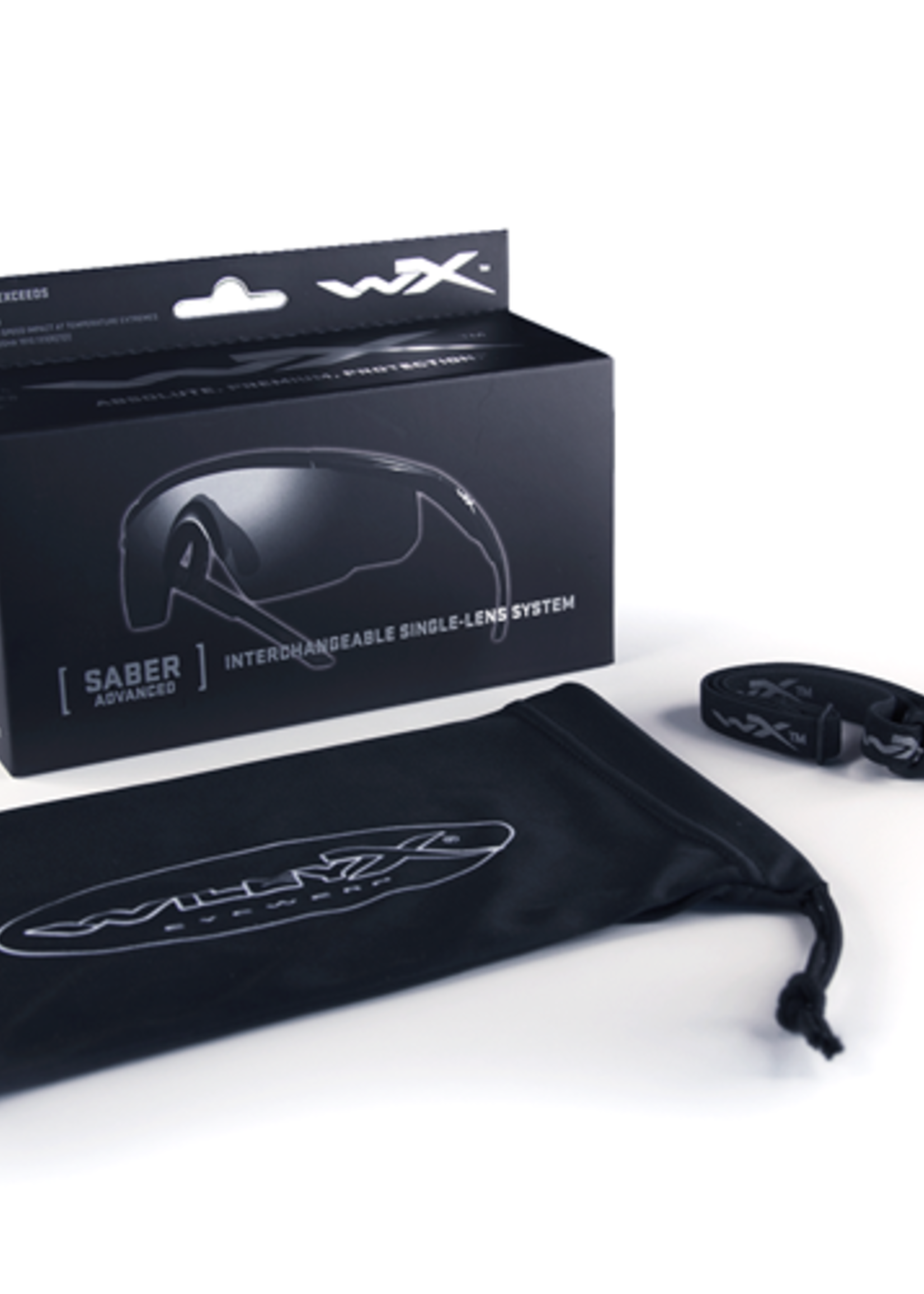 Wiley X Saber Advanced Yellow (Matte Black Frame) + Bag