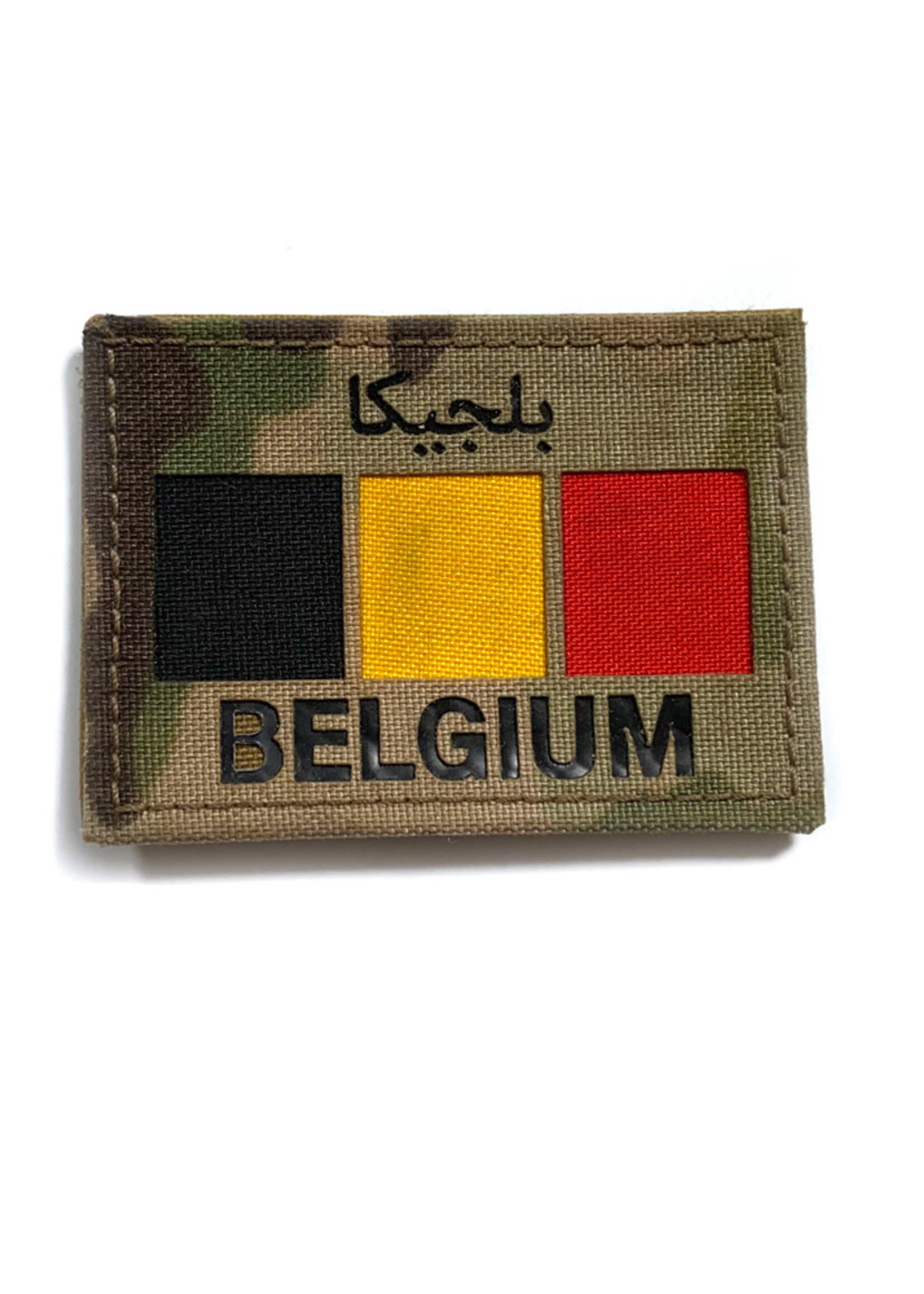 Apatch Belgium Flag Arabic Patch (Multicam / IR)