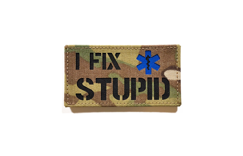 I Fix Stupid Medic Patch (Blue)