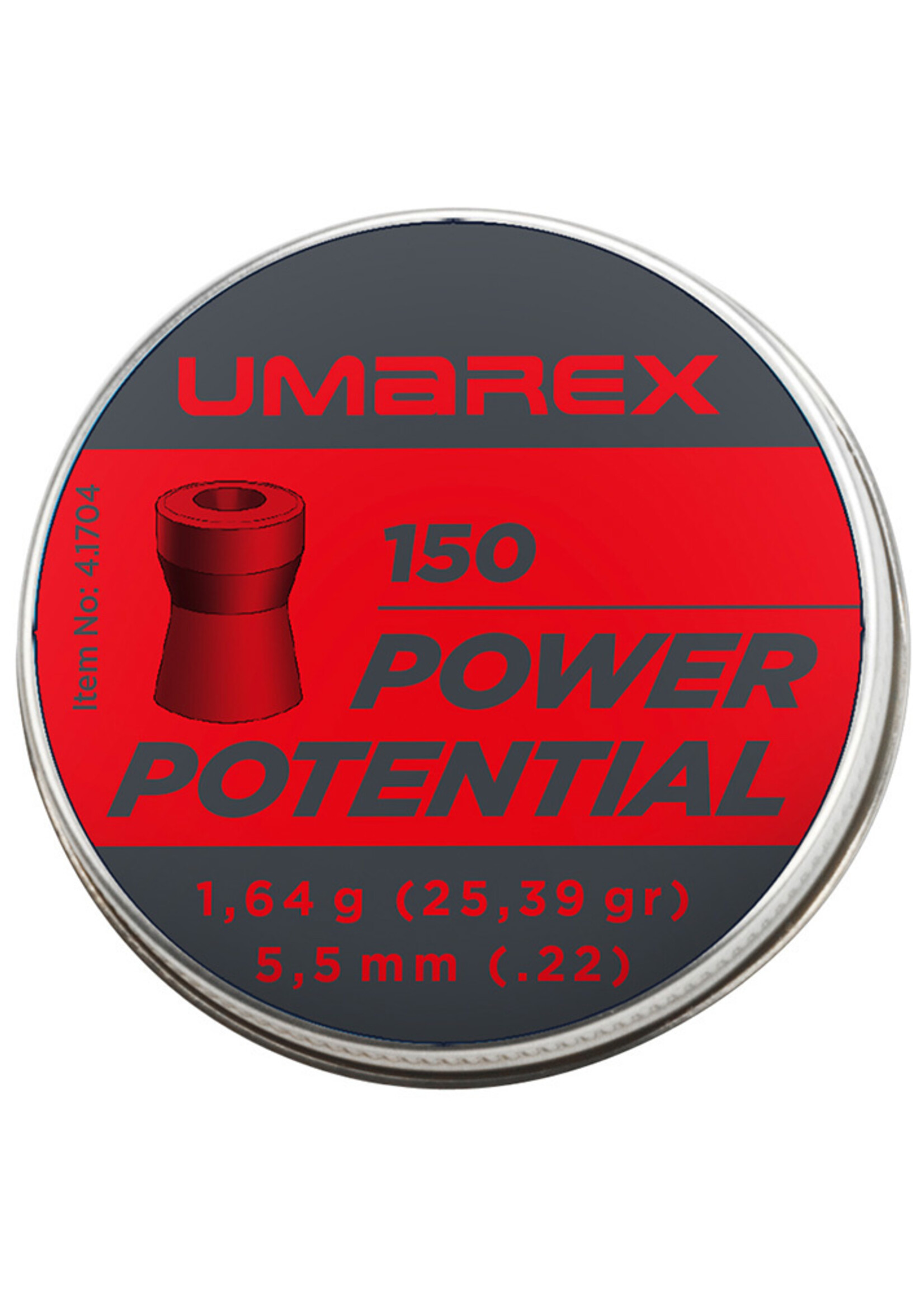 Umarex Power Potential 5.5mm Pellets 150pcs (1,64g)