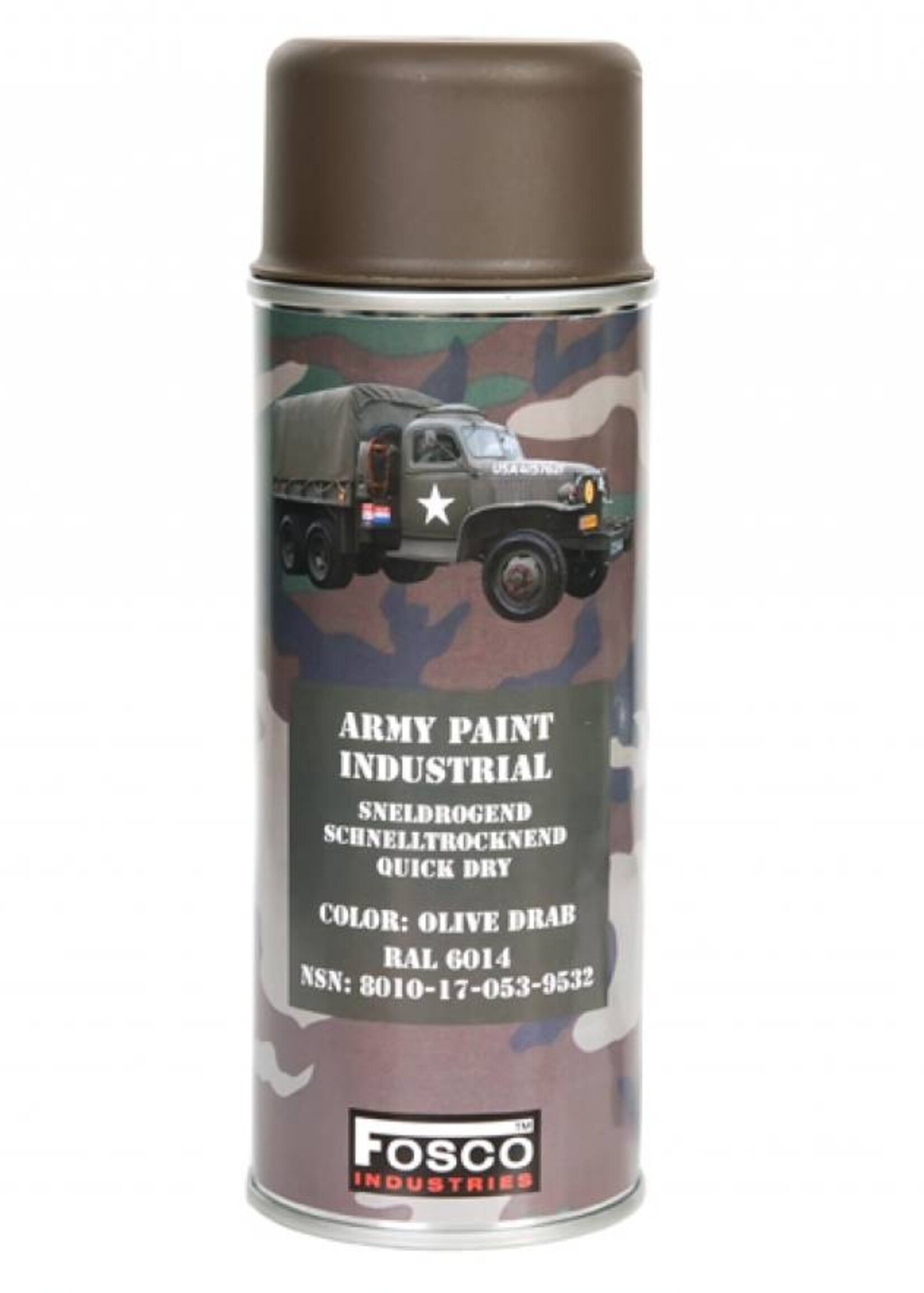Fosco Spuitbus Olive Drab 400ml