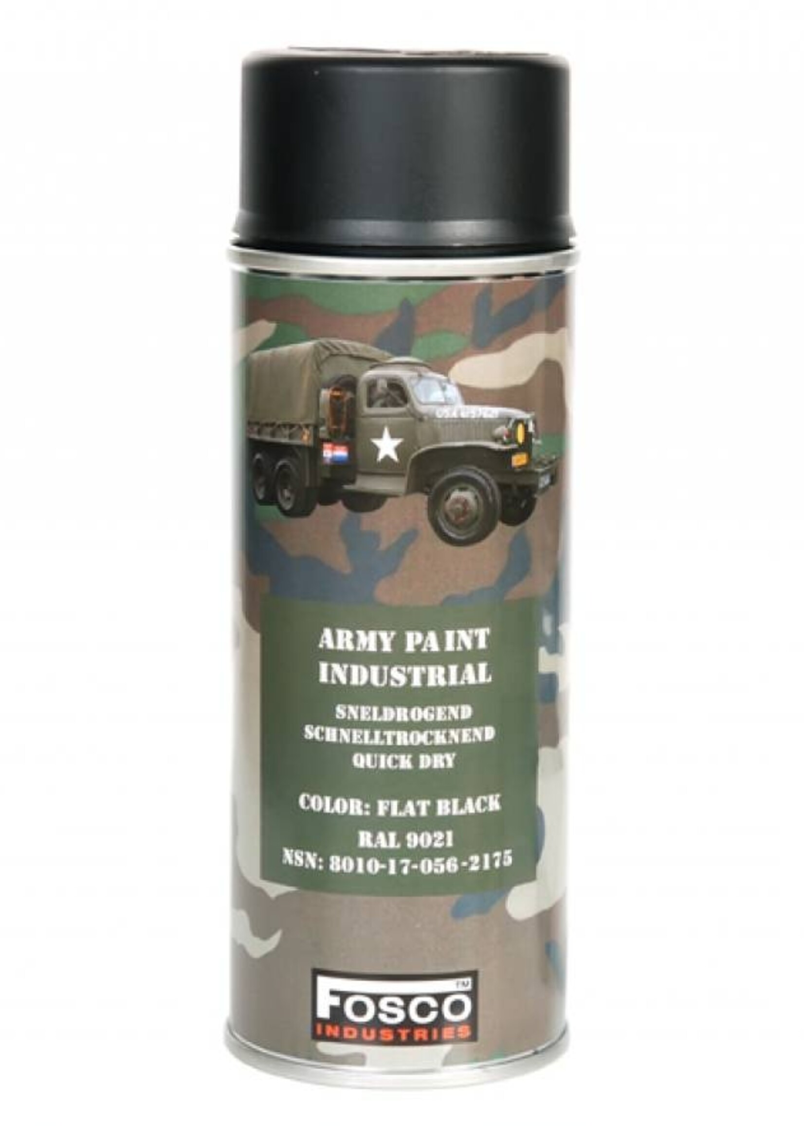 Fosco Spray Paint Flat Black 400ml